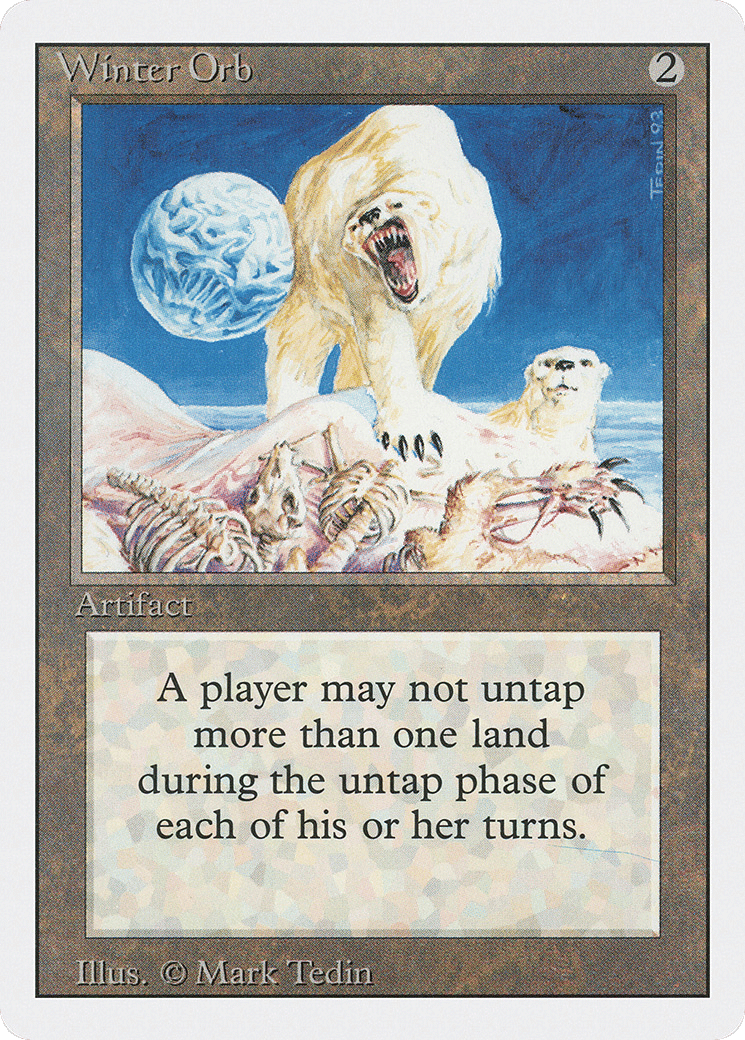 Winter Orb — Revised Edition — Magic: The Gathering