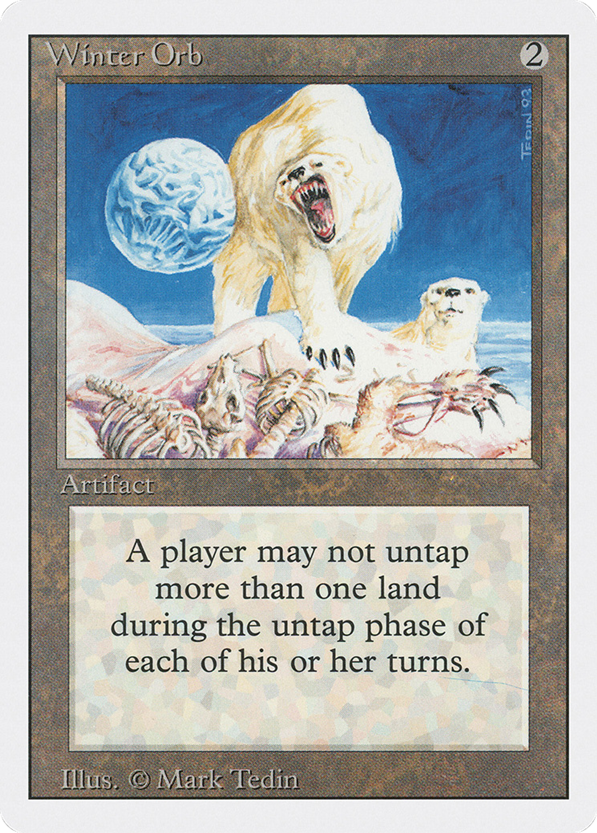 Winter Orb — Revised Edition — Magic: The Gathering