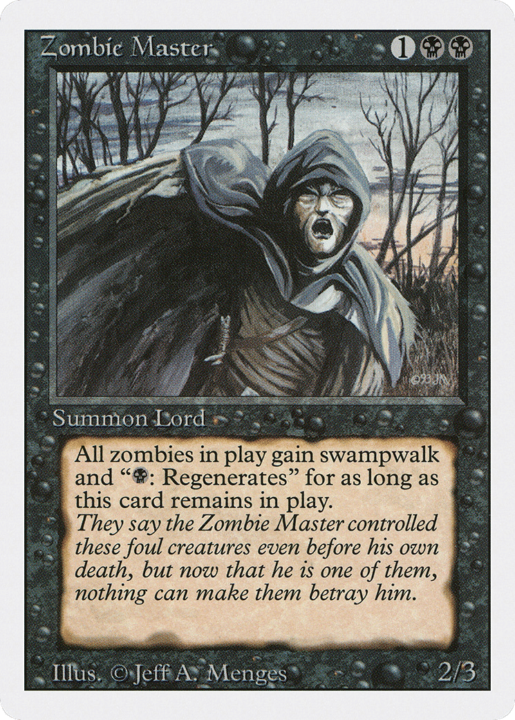Zombie Master — Revised Edition — Magic: The Gathering