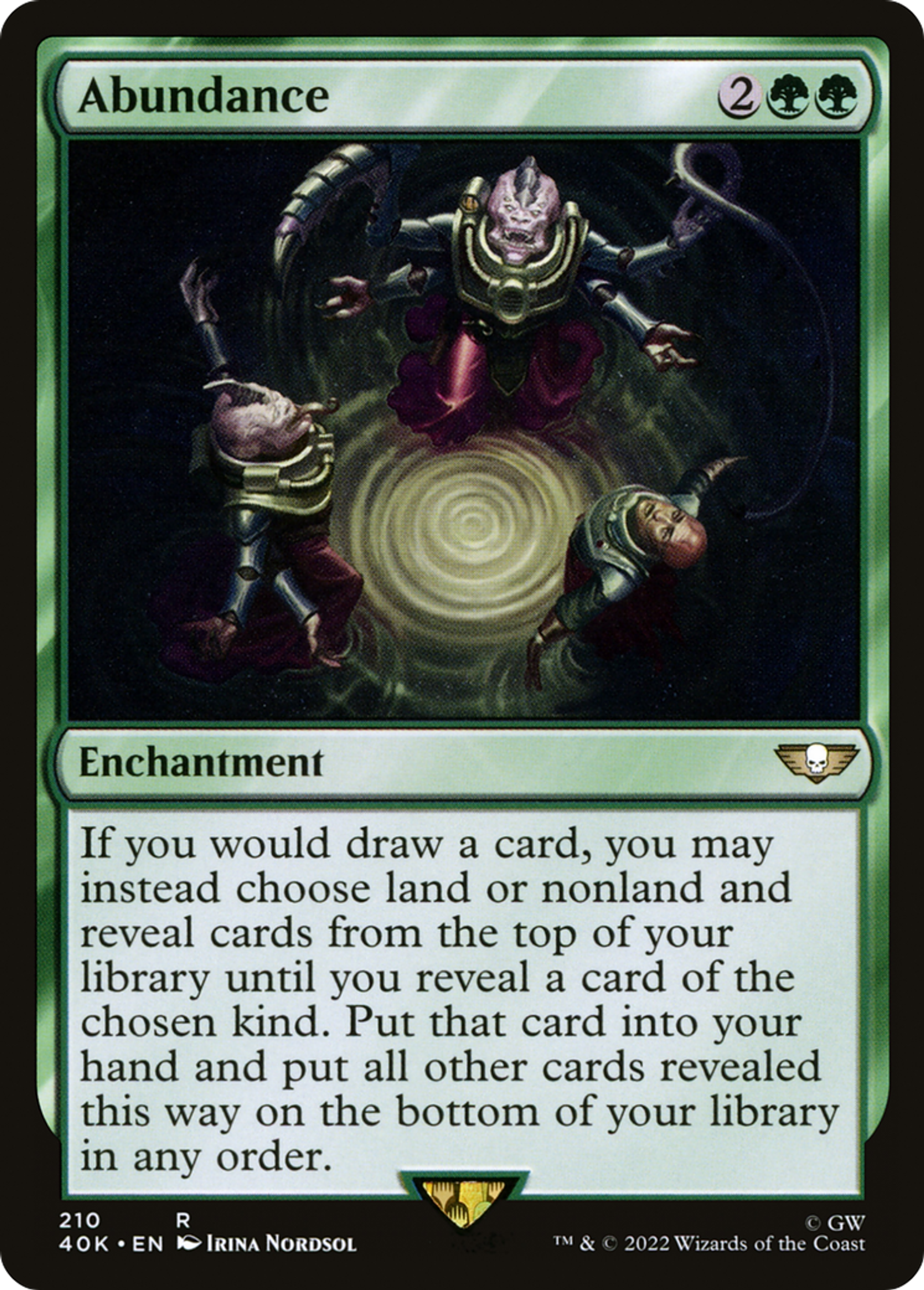 Abondance — Warhammer 40,000 Commander — Magic: The Gathering