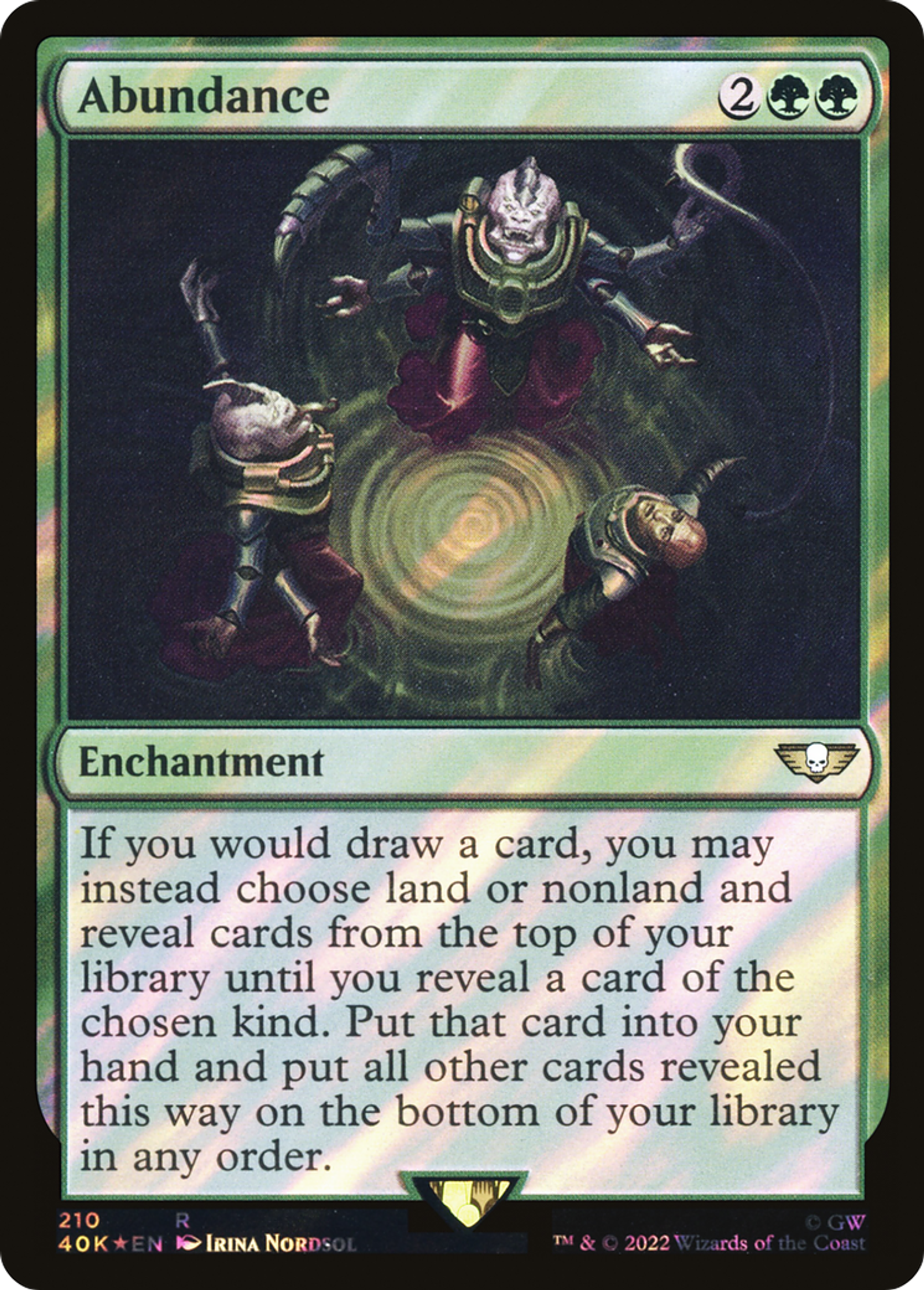 Abondance — Warhammer 40,000 Commander — Magic: The Gathering