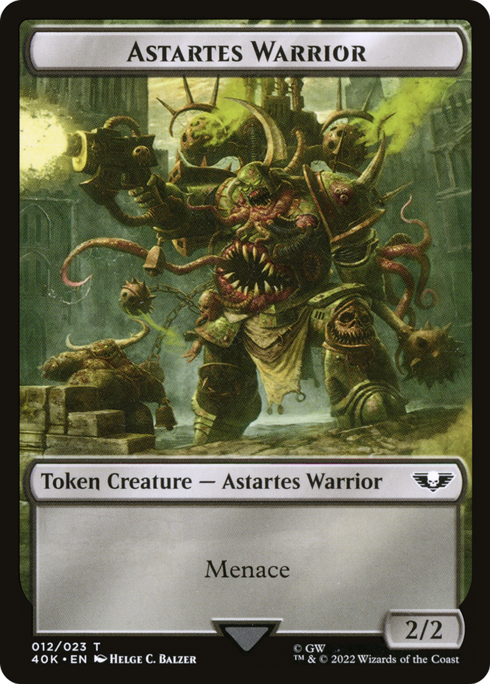 Astartes Warrior — Warhammer 40,000 Commander — Magic: The Gathering