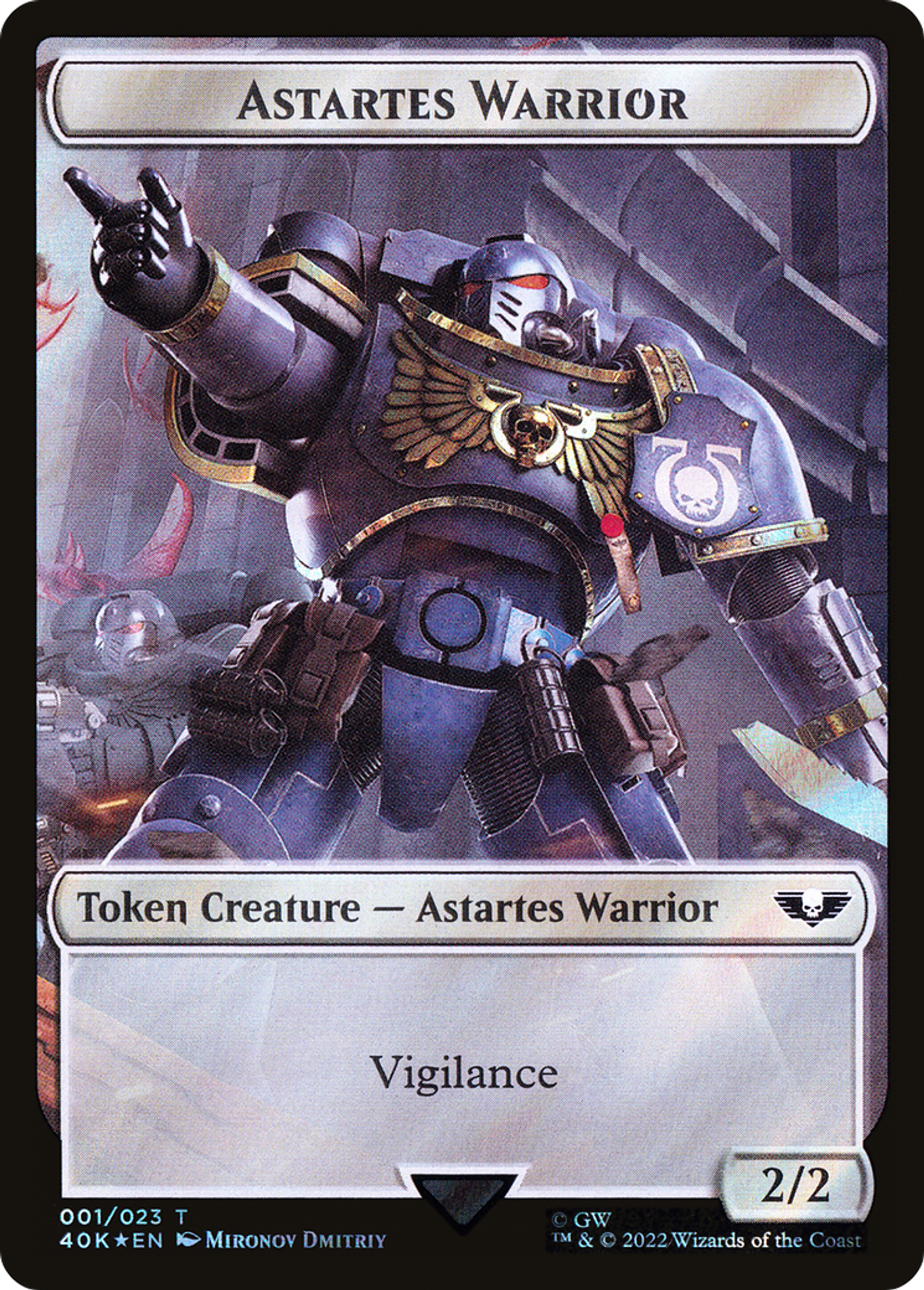 Astartes Warrior — Warhammer 40,000 Commander — Magic: The Gathering