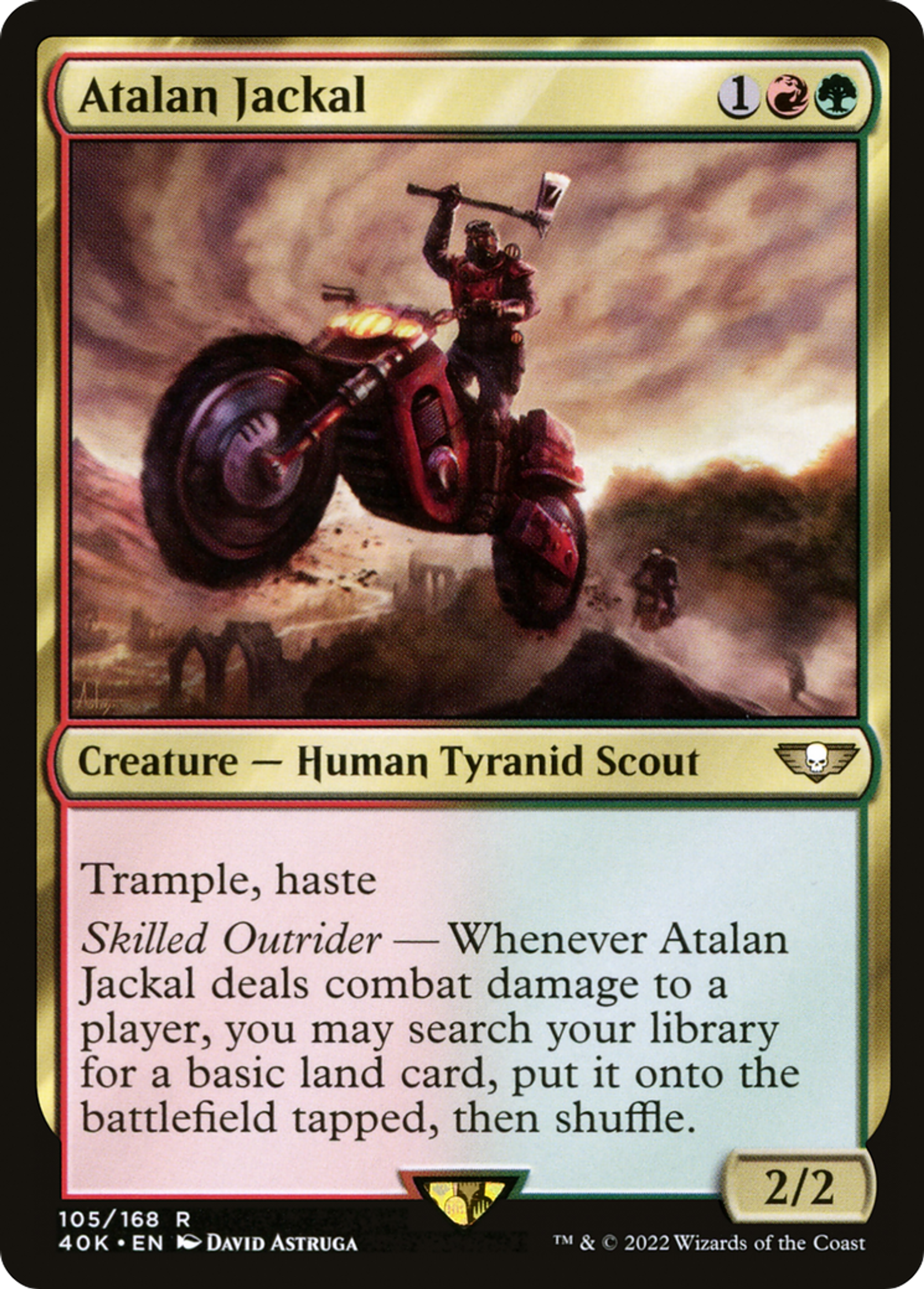 Atalan Jackal — Warhammer 40,000 Commander — Magic: The Gathering