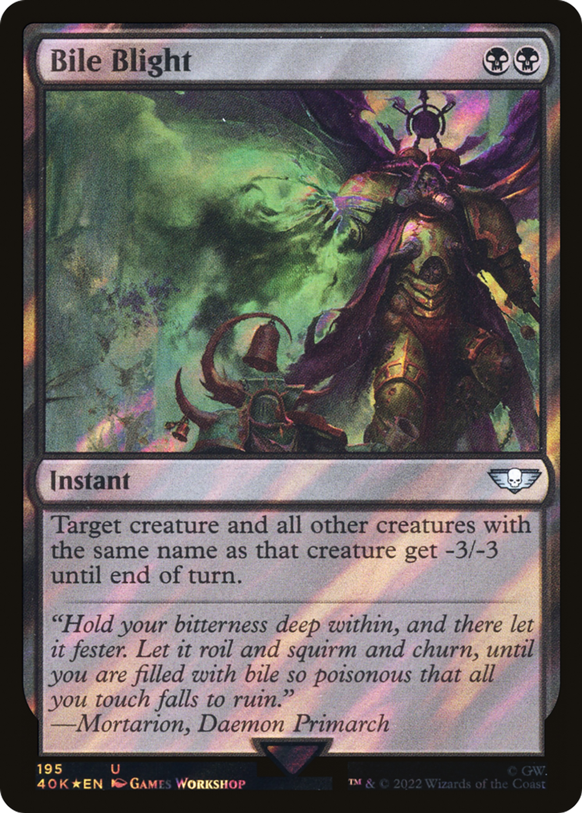 Bile Blight — Warhammer 40,000 Commander — Magic: The Gathering