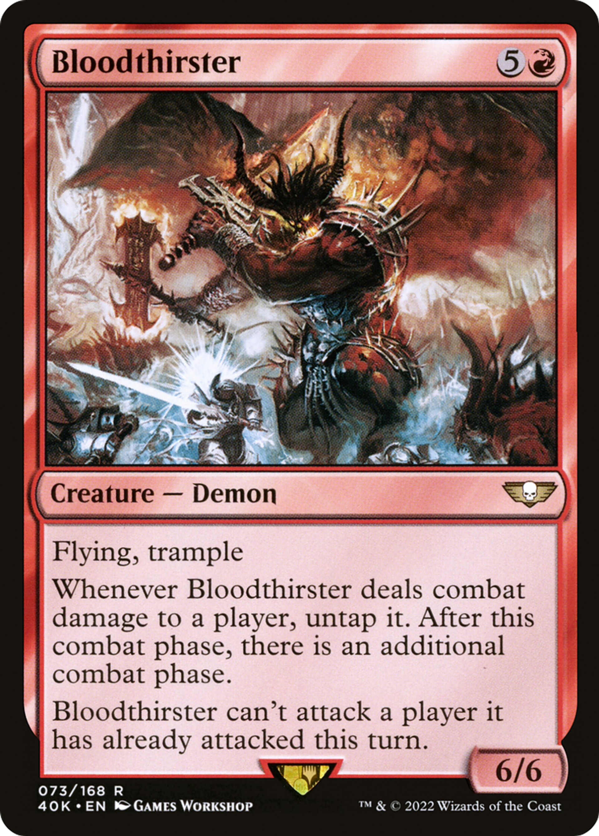 Bloodthirster — Warhammer 40,000 Commander — Magic: The Gathering