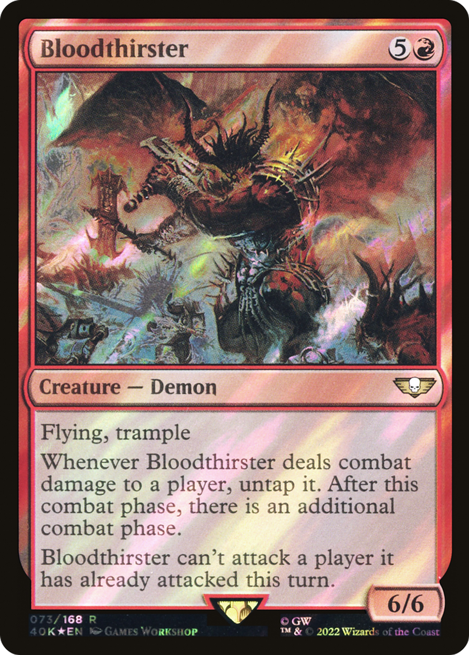 Bloodthirster — Warhammer 40,000 Commander — Magic: The Gathering