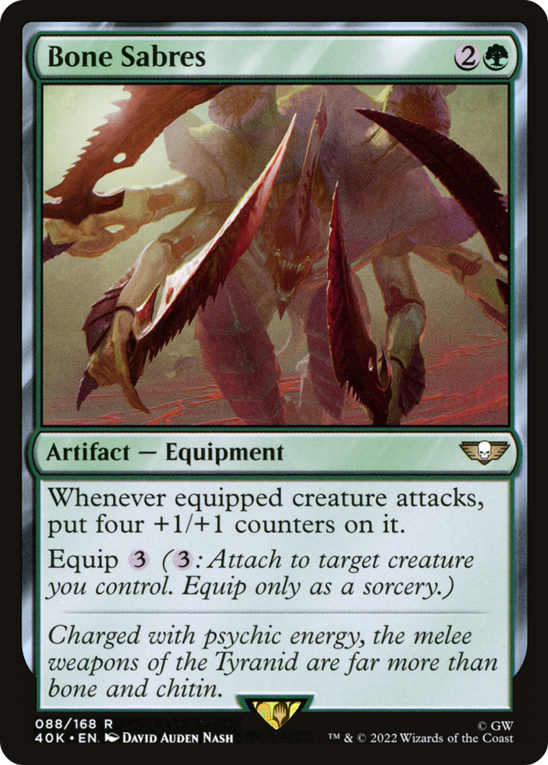 Bone Sabres — Warhammer 40,000 Commander — Magic: The Gathering