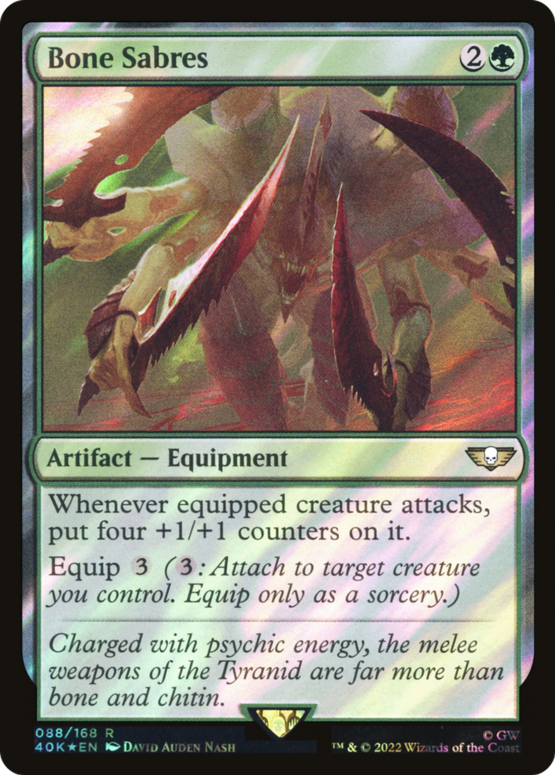 Bone Sabres — Warhammer 40,000 Commander — Magic: The Gathering