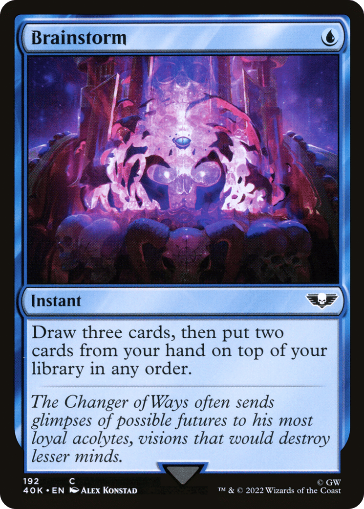 Brainstorm — Warhammer 40,000 Commander — Magic: The Gathering