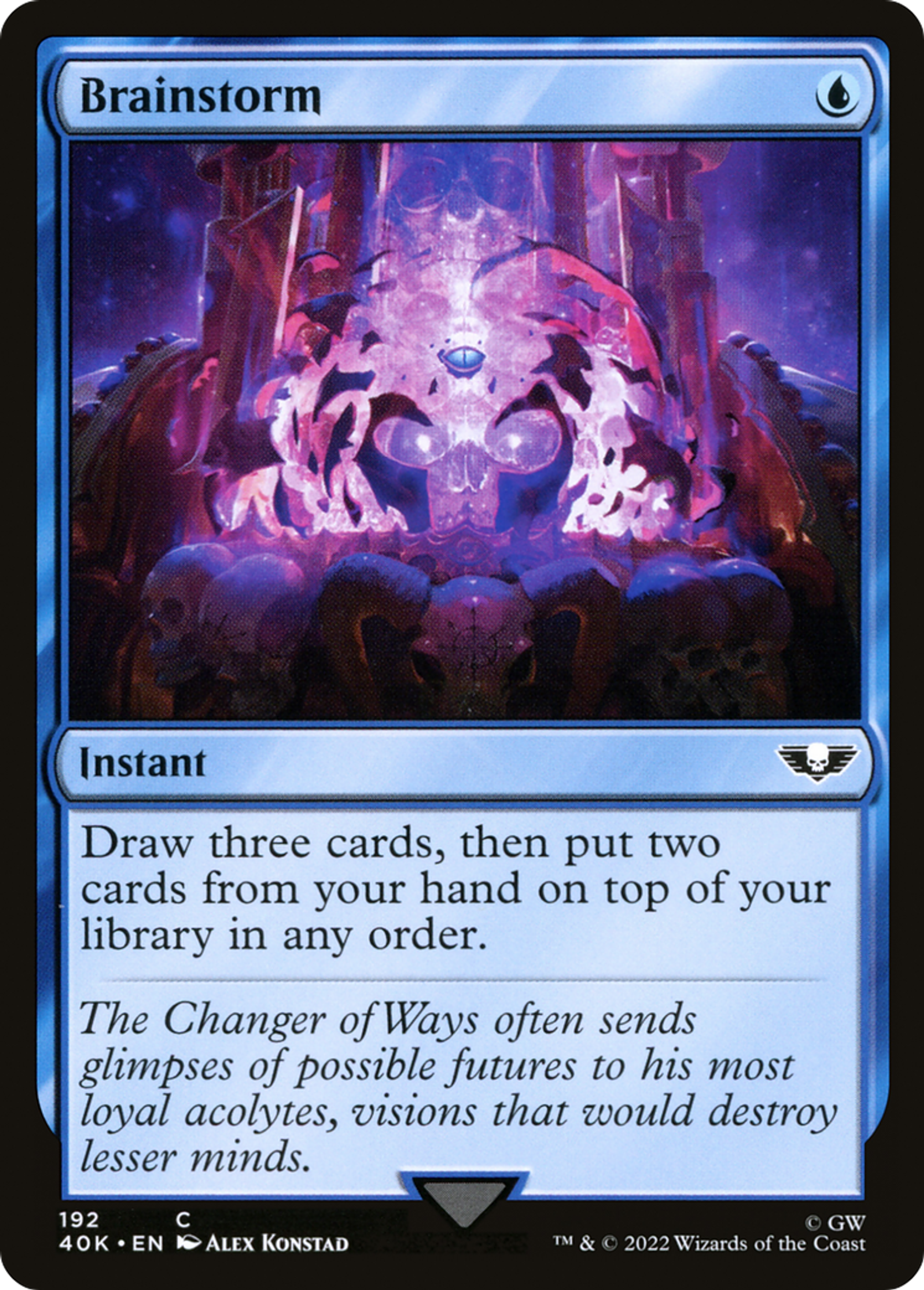 Brainstorm — Warhammer 40,000 Commander — Magic: The Gathering