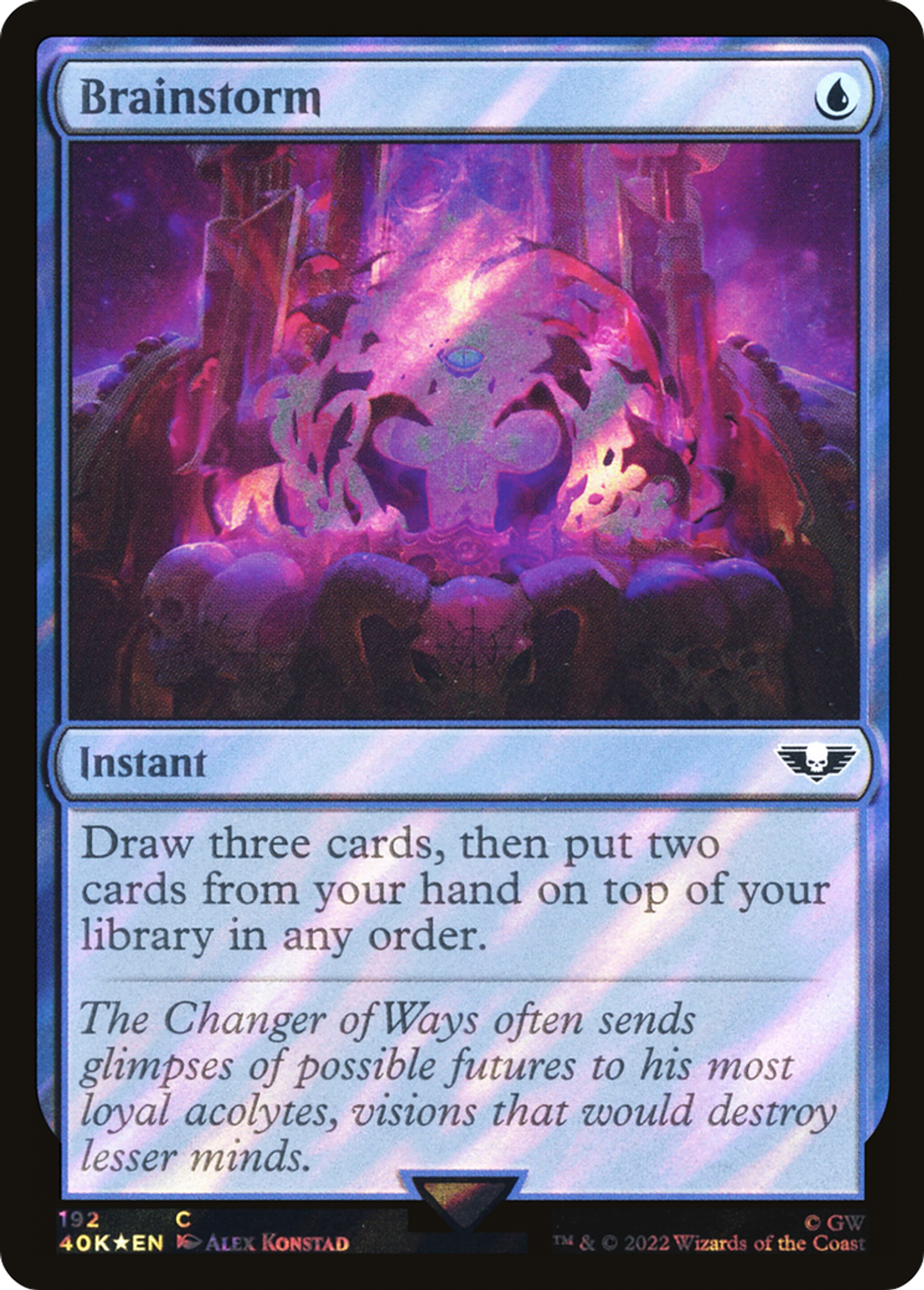 Brainstorm — Warhammer 40,000 Commander — Magic: The Gathering