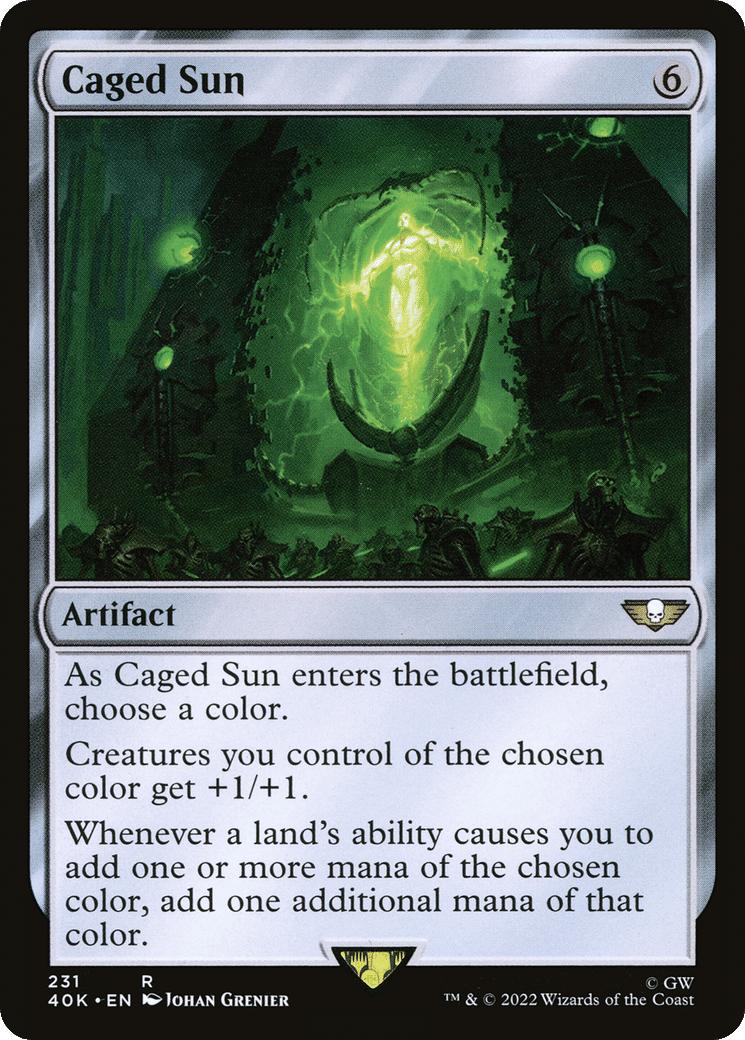 Caged Sun — Warhammer 40,000 Commander — Magic: The Gathering