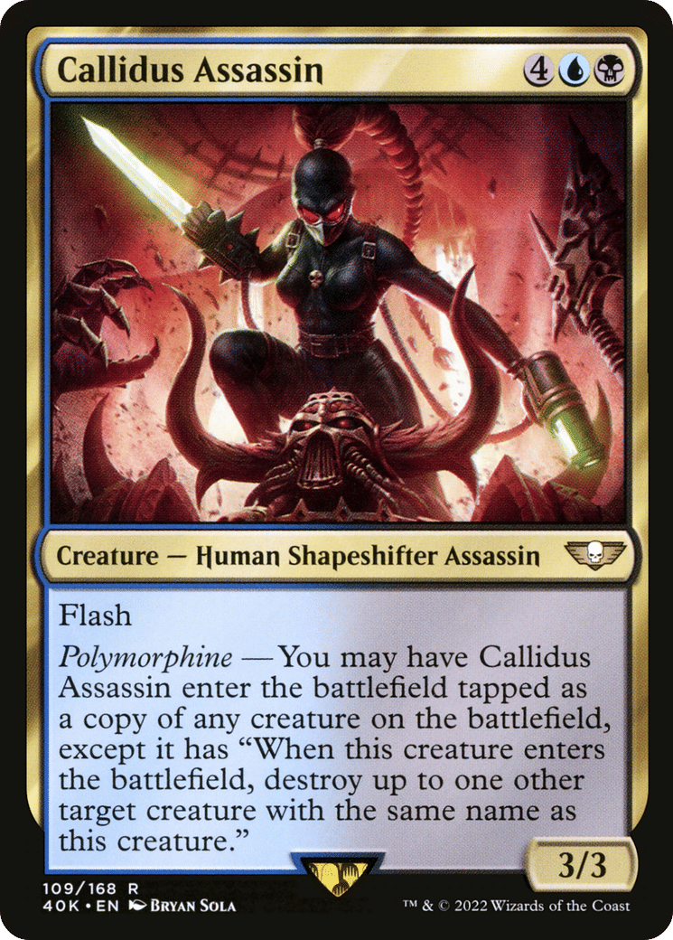 Callidus Assassin — Warhammer 40,000 Commander — Magic: The Gathering