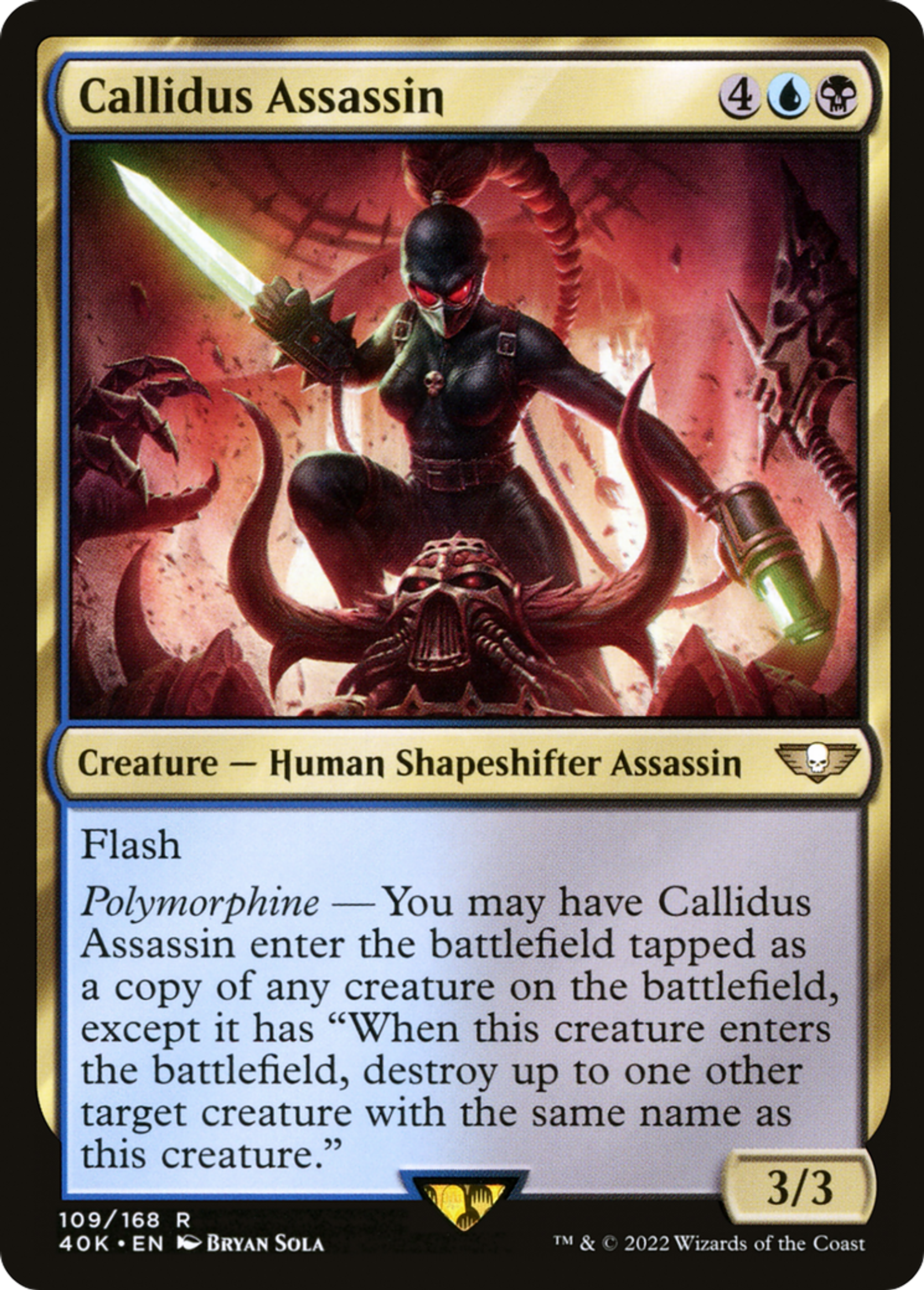 Callidus Assassin — Warhammer 40,000 Commander — Magic: The Gathering