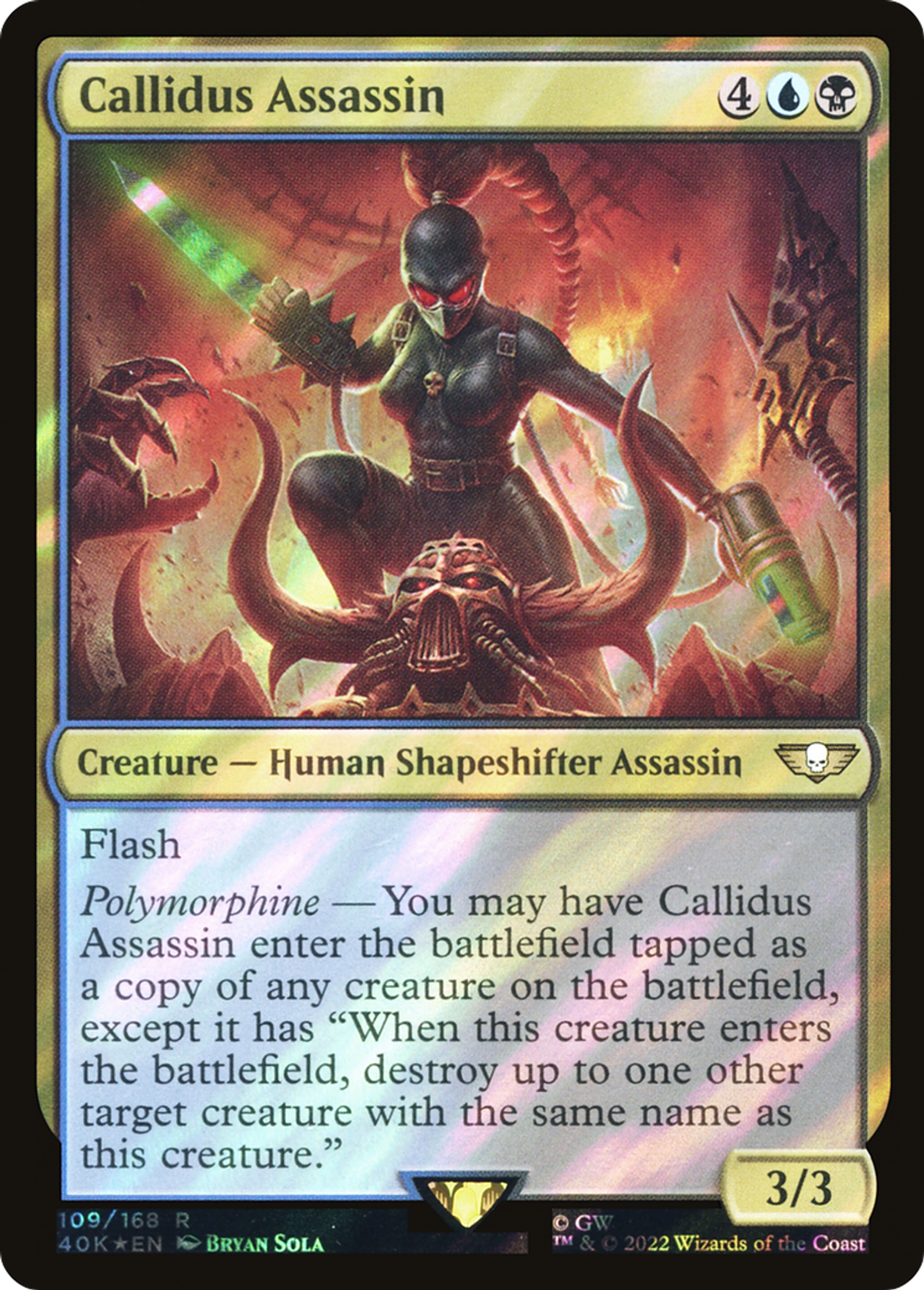 Callidus Assassin — Warhammer 40,000 Commander — Magic: The Gathering