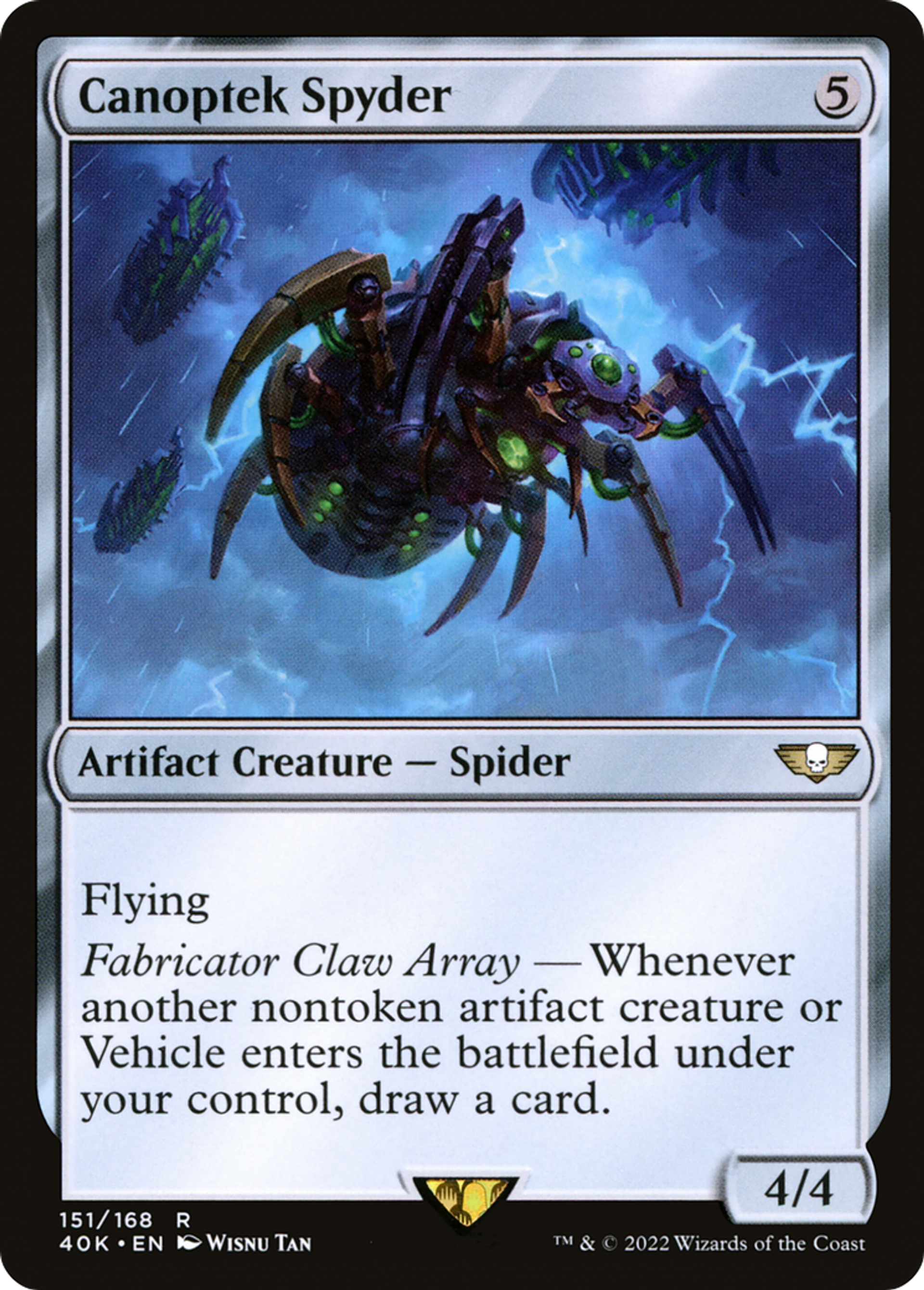Canoptek Spyder — Warhammer 40,000 Commander — Magic: The Gathering