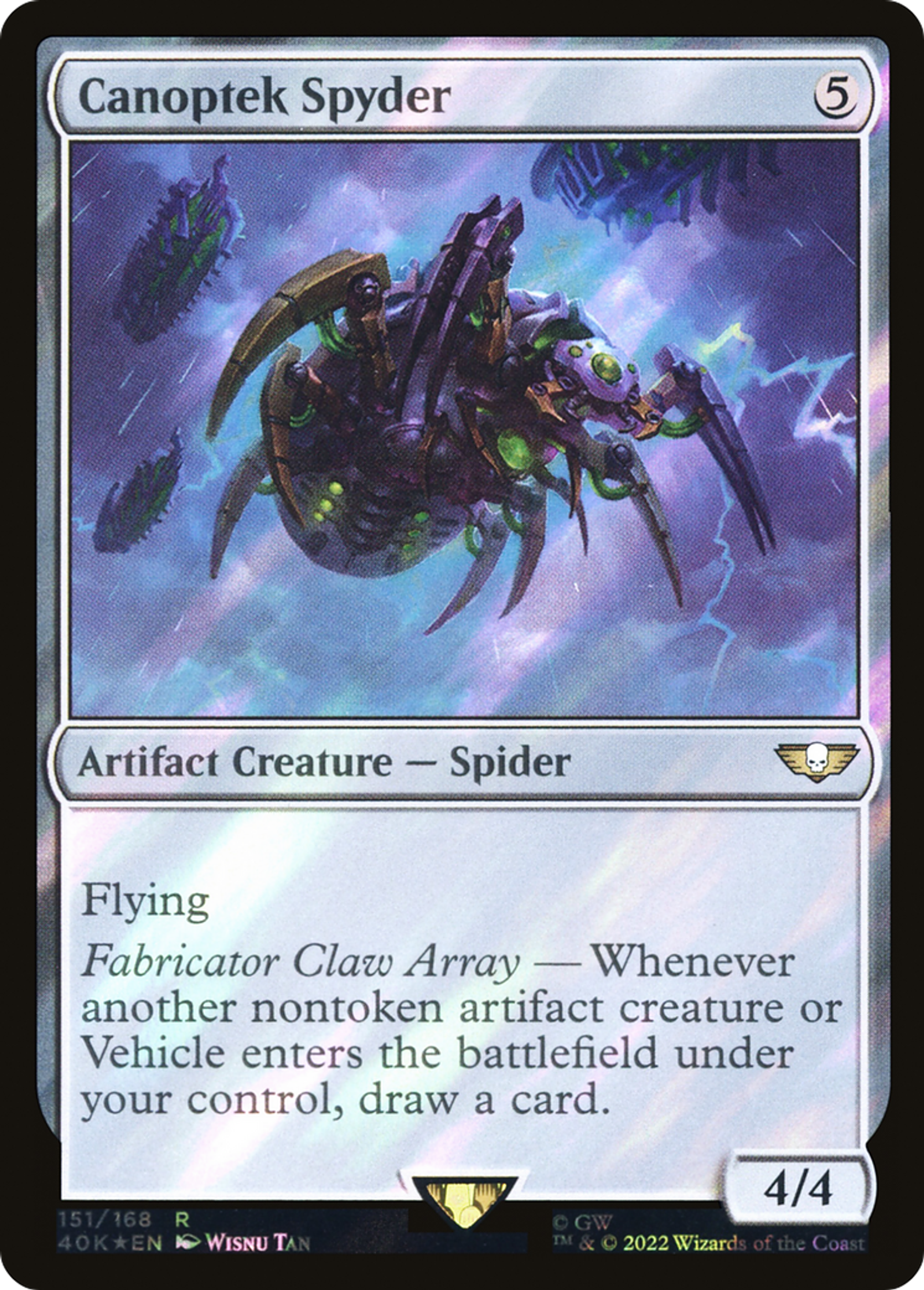 Canoptek Spyder — Warhammer 40,000 Commander — Magic: The Gathering
