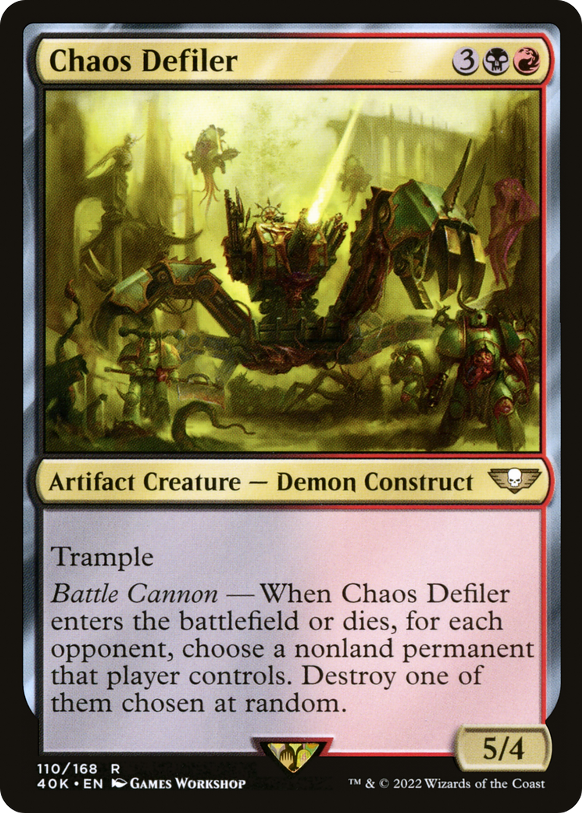 Chaos Defiler — Warhammer 40,000 Commander — Magic: The Gathering