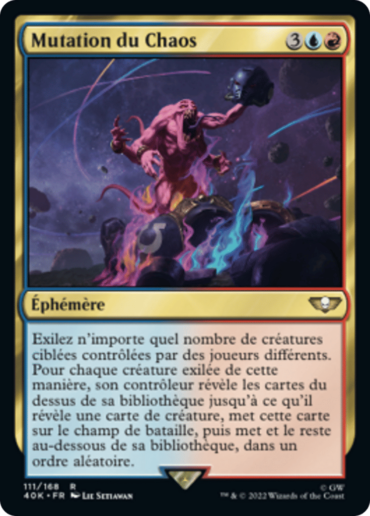 Mutation du Chaos — Warhammer 40,000 Commander — Magic: The Gathering