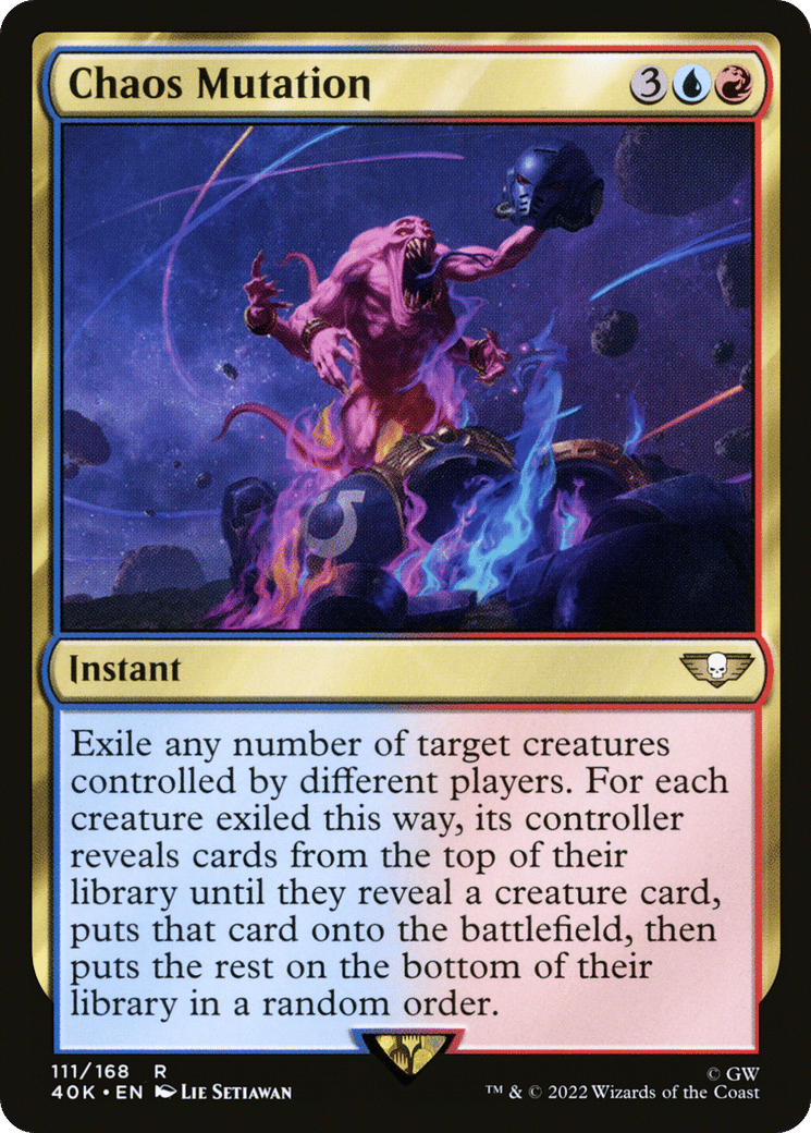 Chaos Mutation — Warhammer 40,000 Commander — Magic: The Gathering