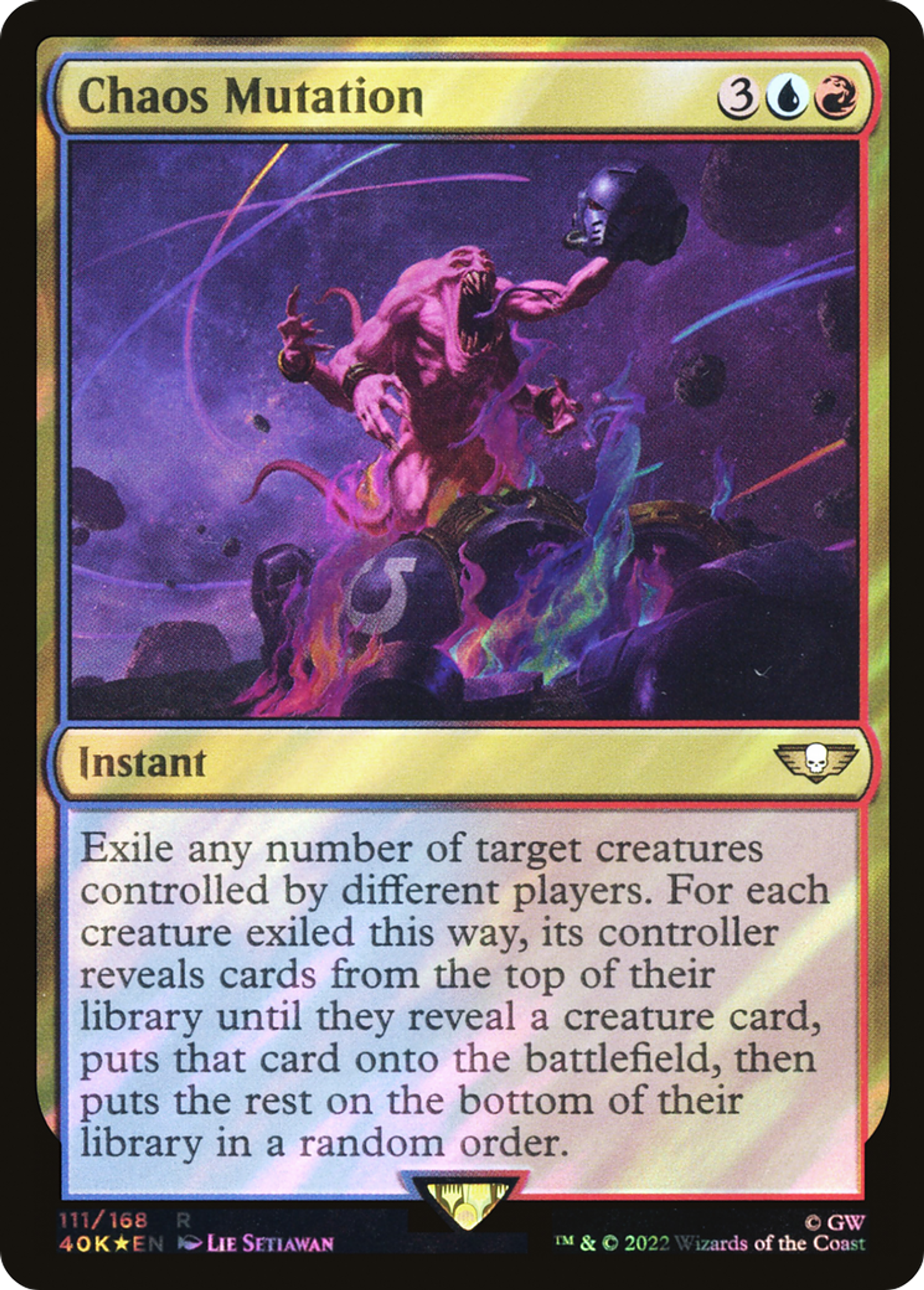 Chaos Mutation — Warhammer 40,000 Commander — Magic: The Gathering