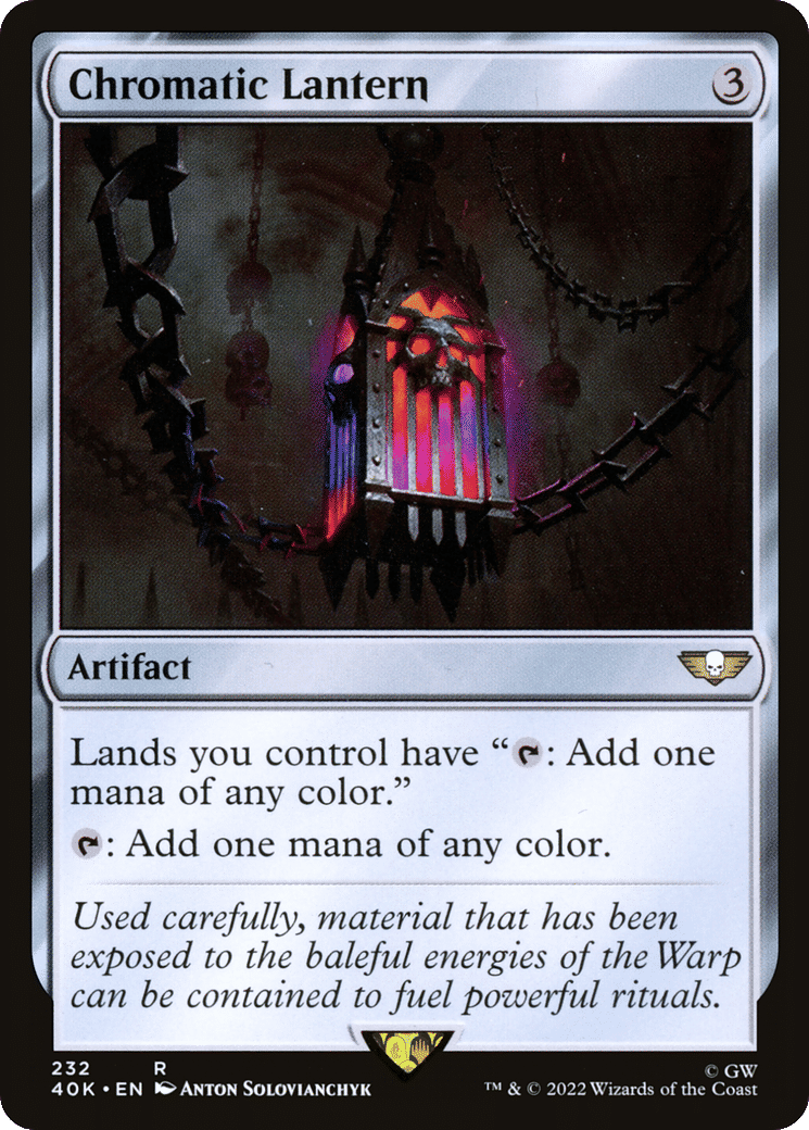 Chromatic Lantern — Warhammer 40,000 Commander — Magic: The Gathering