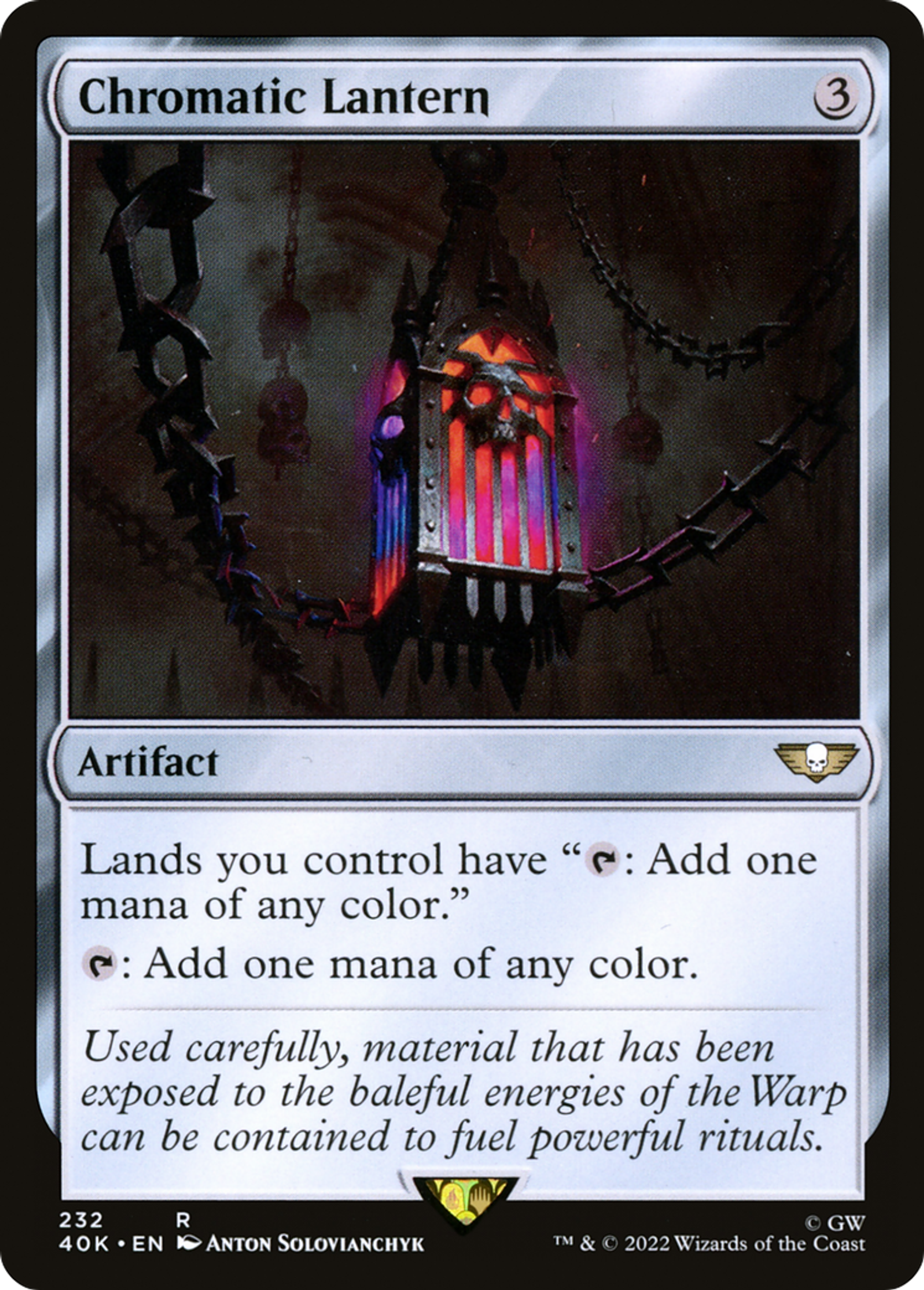 Lanterne chromatique — Warhammer 40,000 Commander — Magic: The Gathering