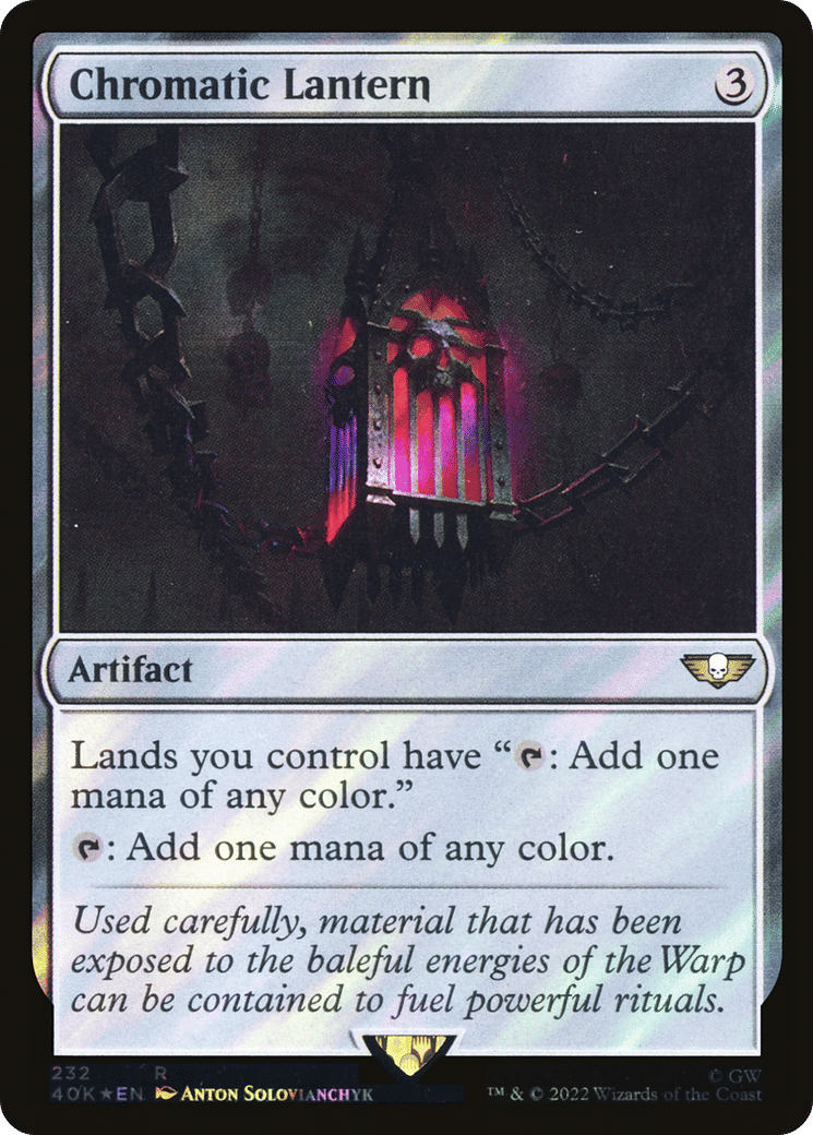 Chromatic Lantern — Warhammer 40,000 Commander — Magic: The Gathering