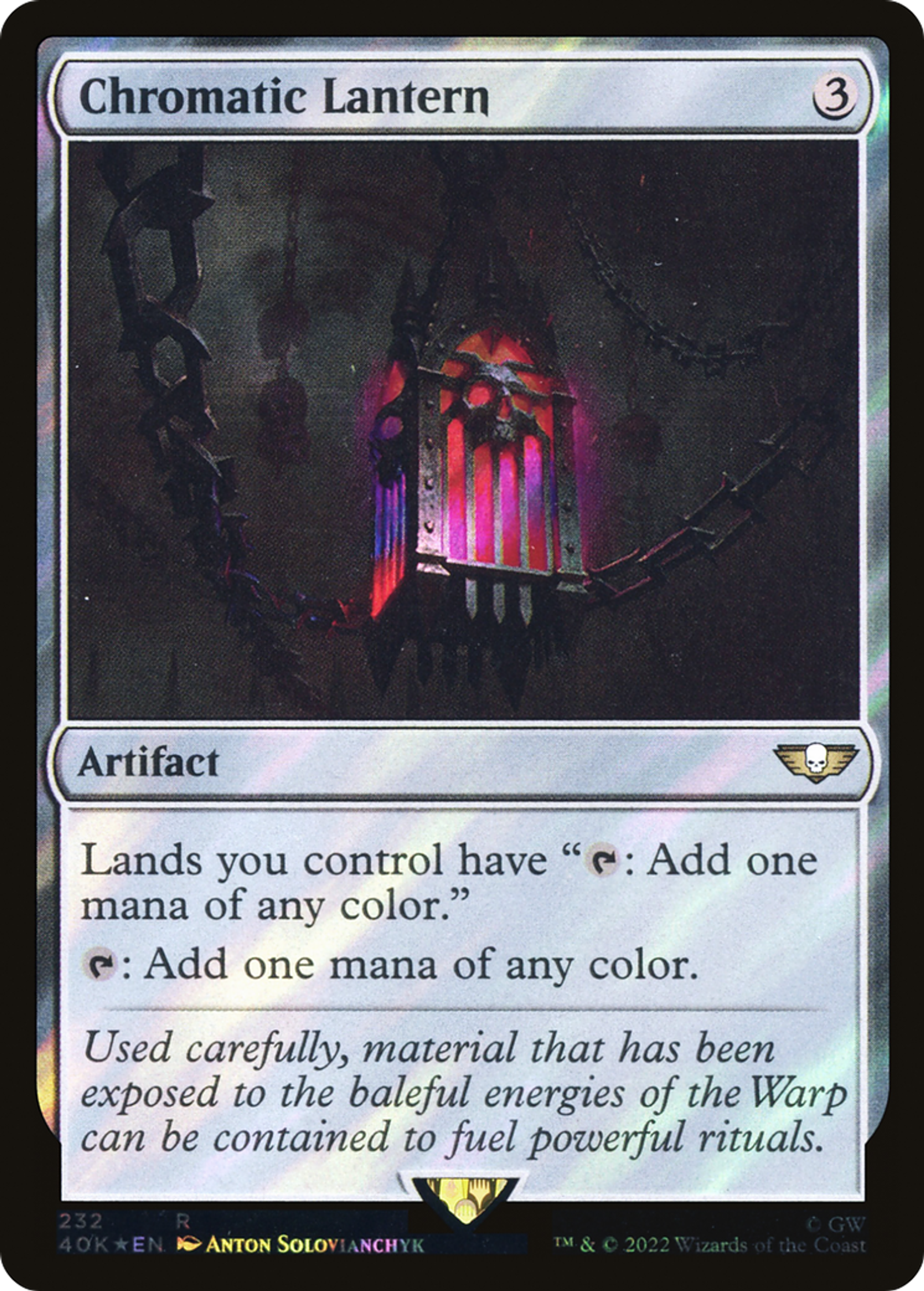 Lanterne chromatique — Warhammer 40,000 Commander — Magic: The Gathering