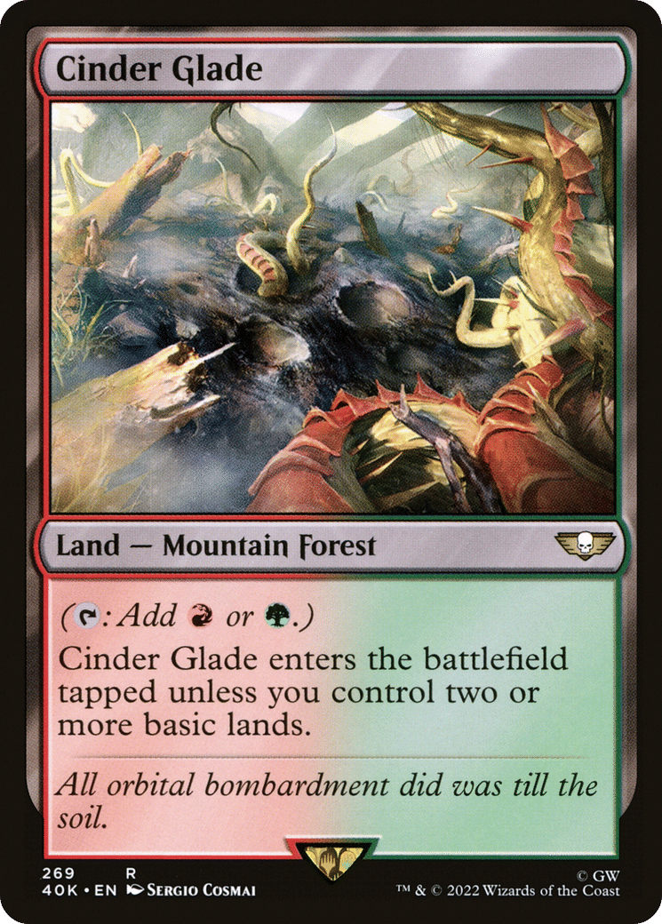 Cinder Glade — Warhammer 40,000 Commander — Magic: The Gathering