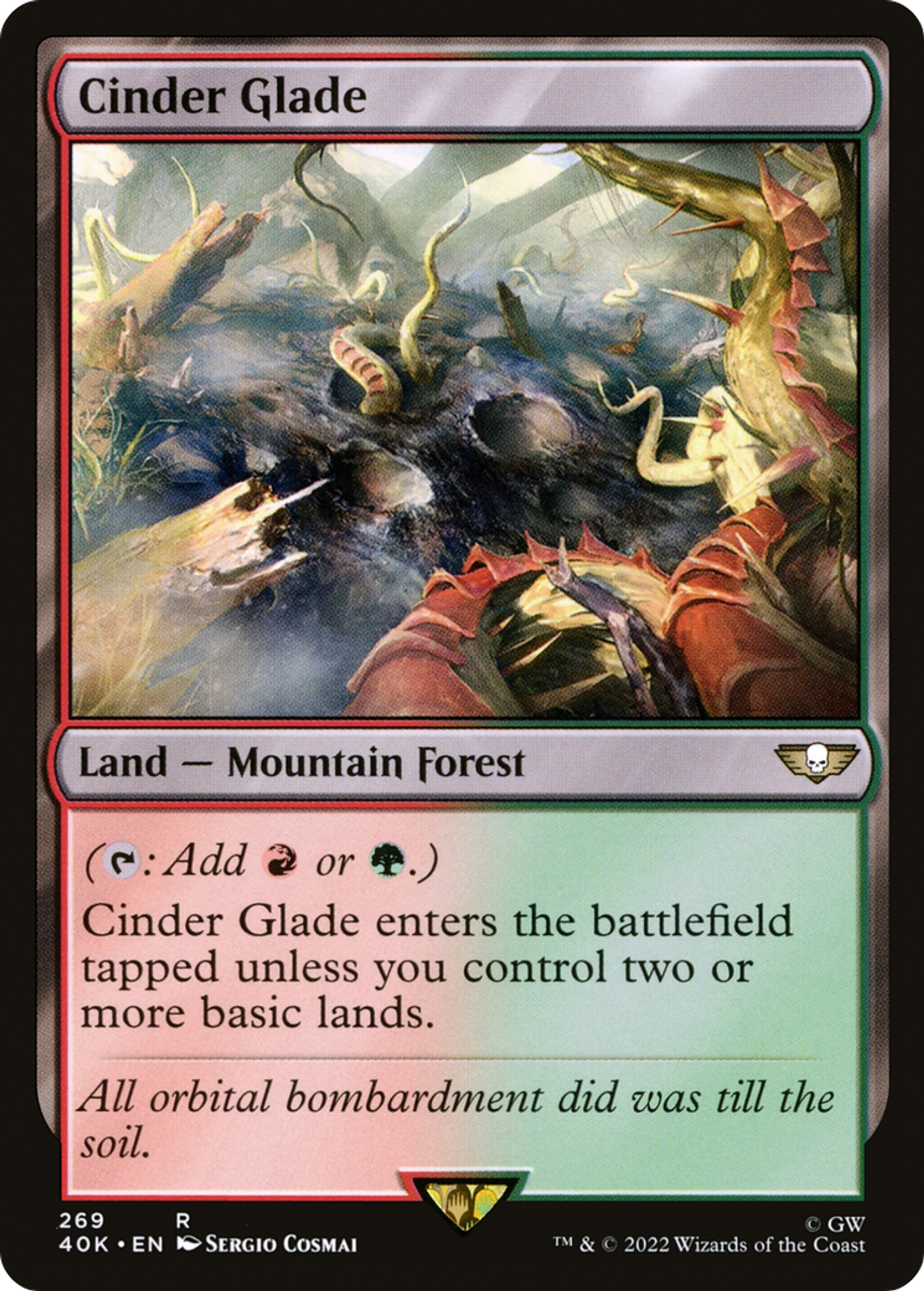 Clairière de scories — Warhammer 40,000 Commander — Magic: The Gathering