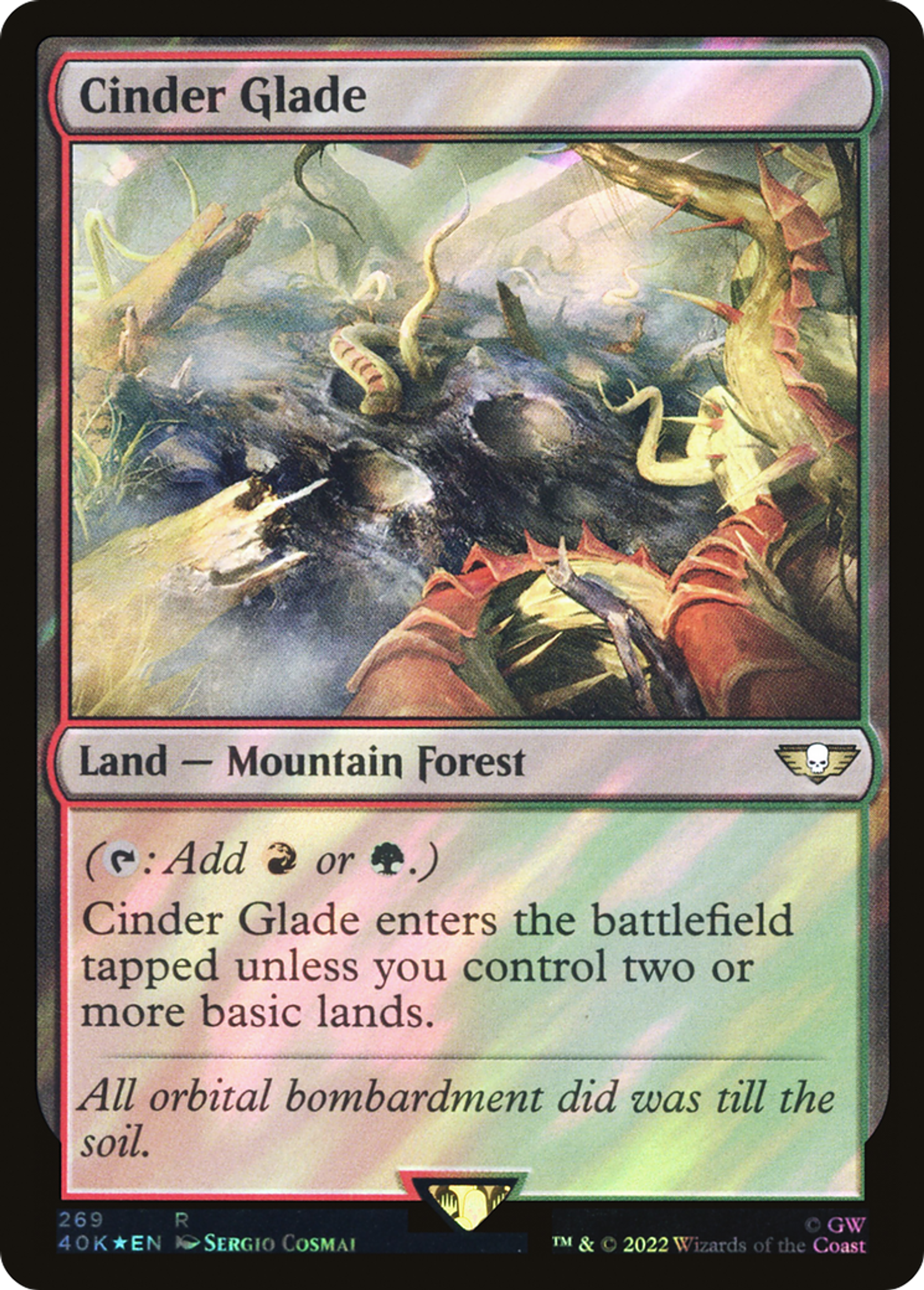 Clairière de scories — Warhammer 40,000 Commander — Magic: The Gathering