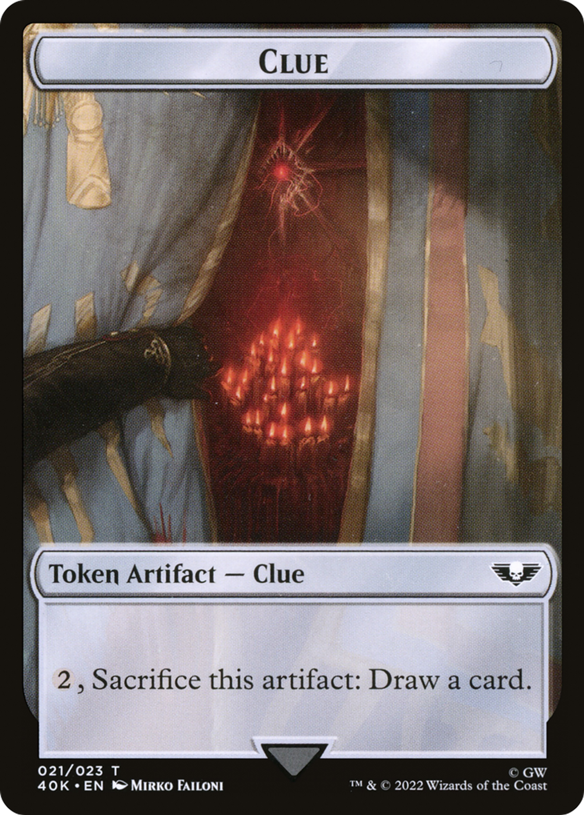 Clue — Warhammer 40,000 Commander — Magic: The Gathering