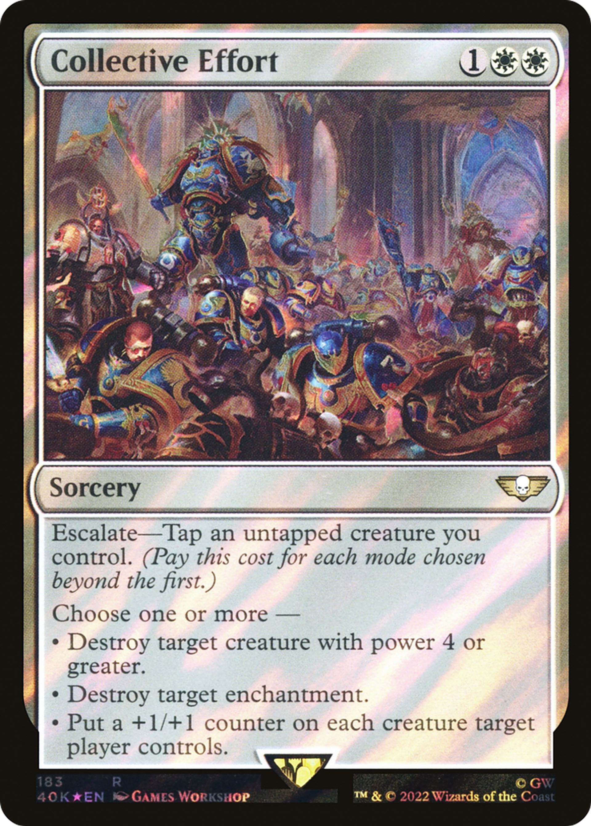 Collective Effort — Warhammer 40,000 Commander — Magic: The Gathering
