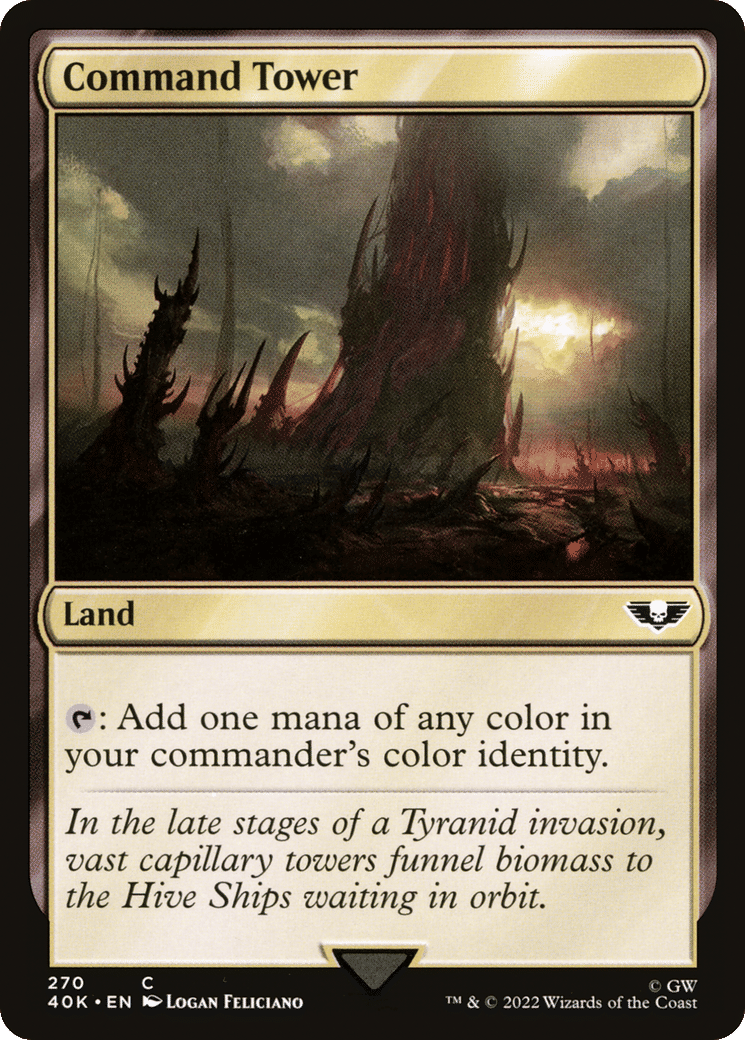 Command Tower — Warhammer 40,000 Commander — Magic: The Gathering