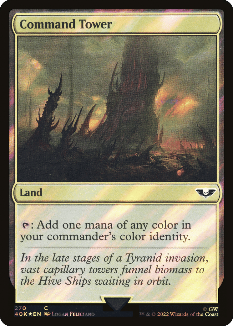 Command Tower — Warhammer 40,000 Commander — Magic: The Gathering