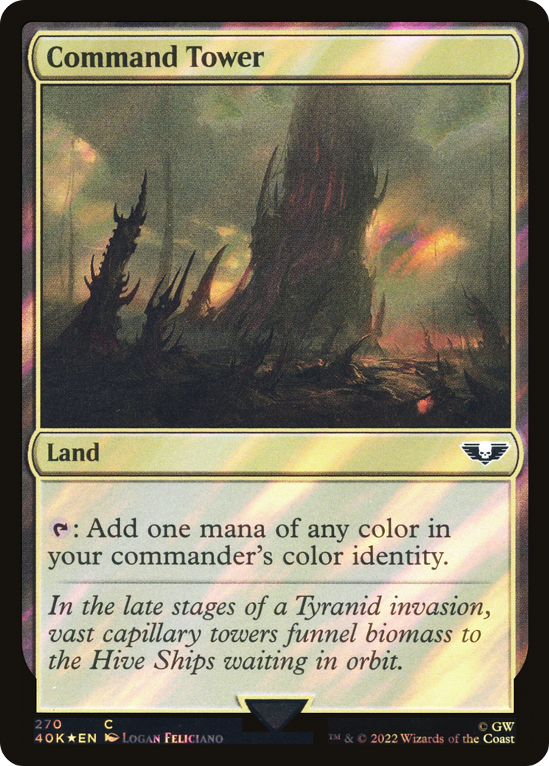 Tour de commandement — Warhammer 40,000 Commander — Magic: The Gathering
