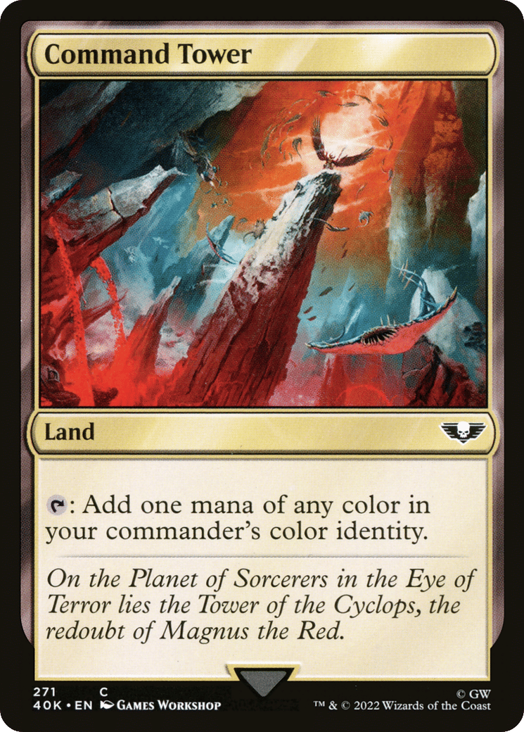 Command Tower — Warhammer 40,000 Commander — Magic: The Gathering