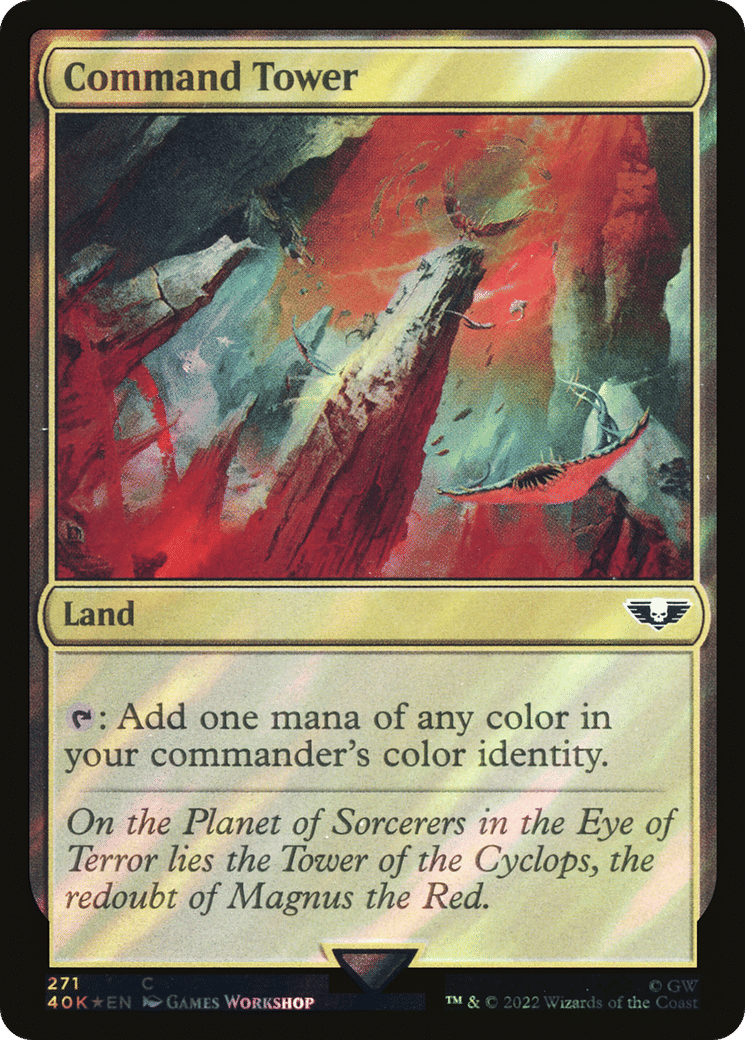 Command Tower — Warhammer 40,000 Commander — Magic: The Gathering