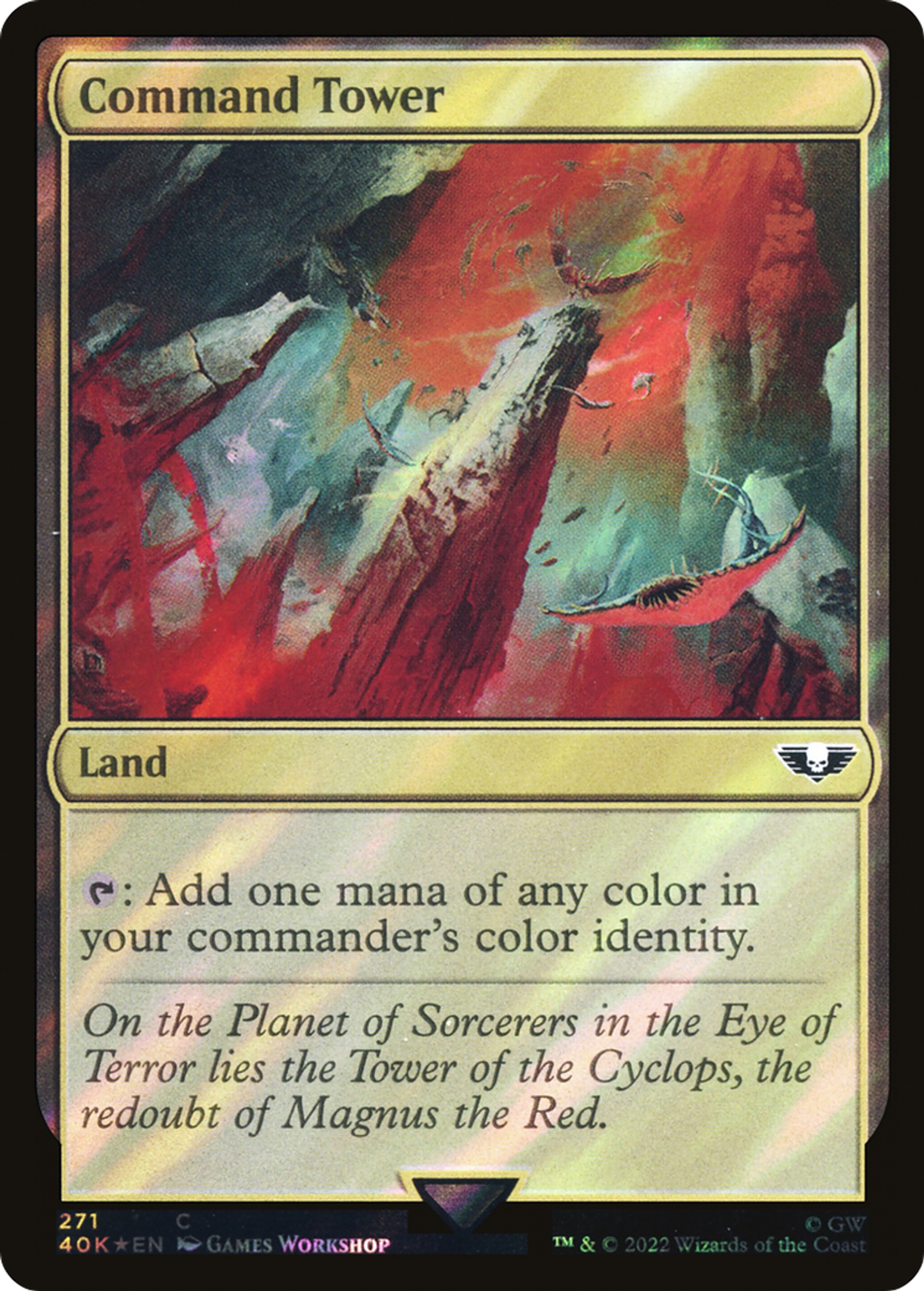 Tour de commandement — Warhammer 40,000 Commander — Magic: The Gathering