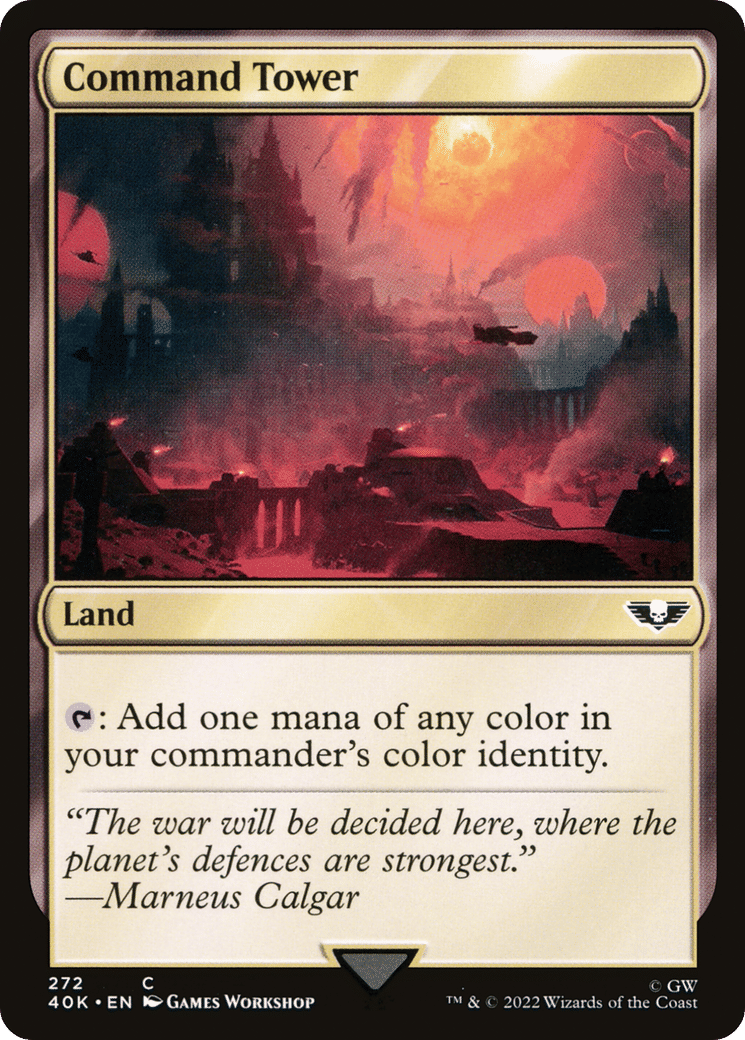 Command Tower — Warhammer 40,000 Commander — Magic: The Gathering
