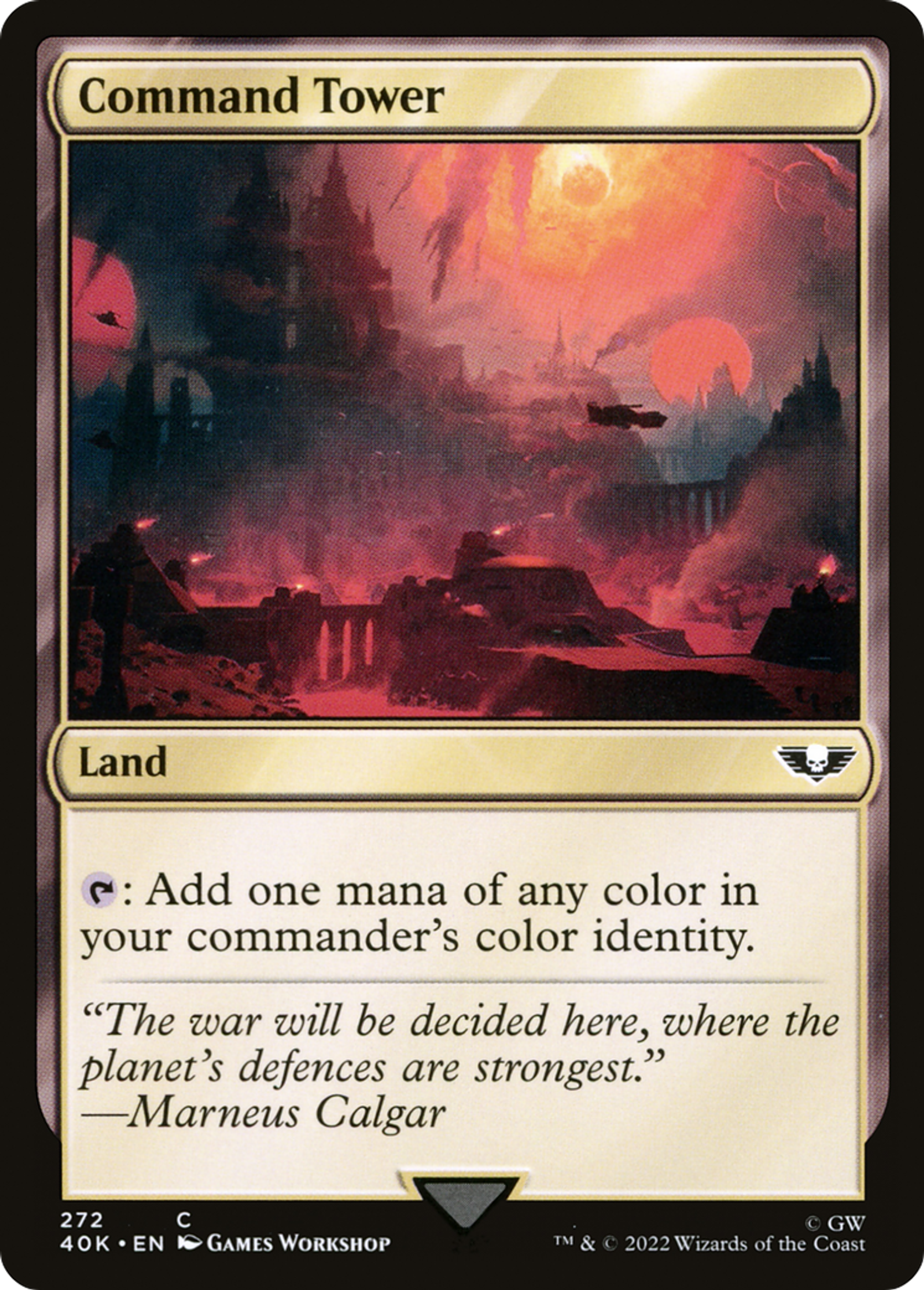 Tour de commandement — Warhammer 40,000 Commander — Magic: The Gathering