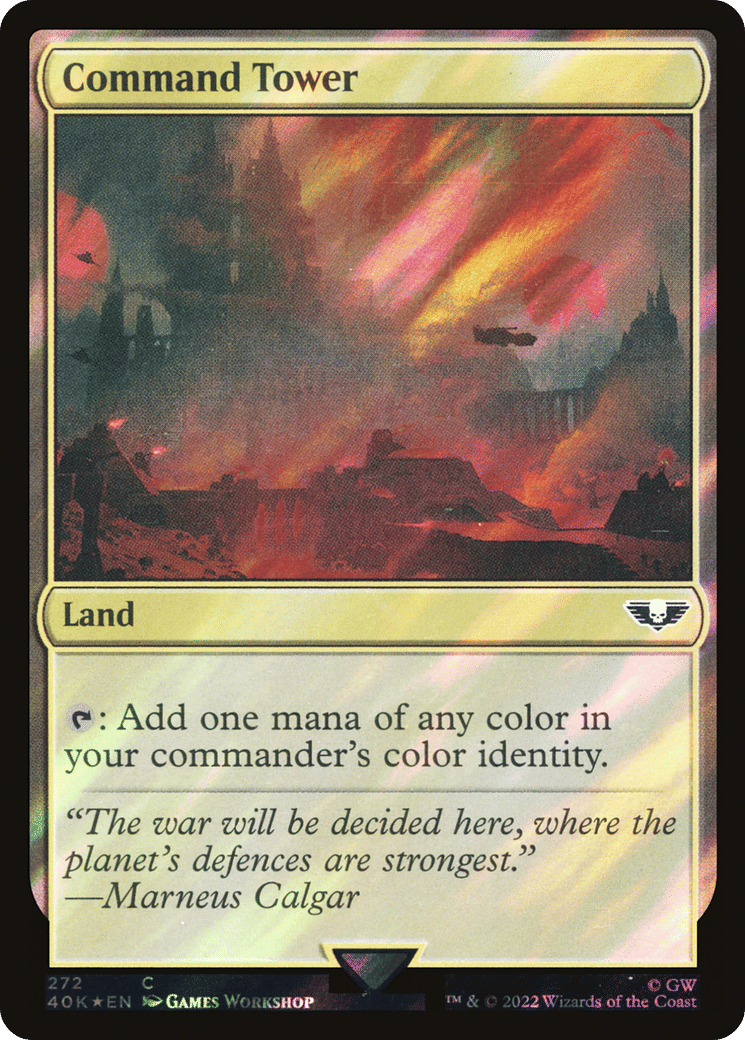 Command Tower — Warhammer 40,000 Commander — Magic: The Gathering