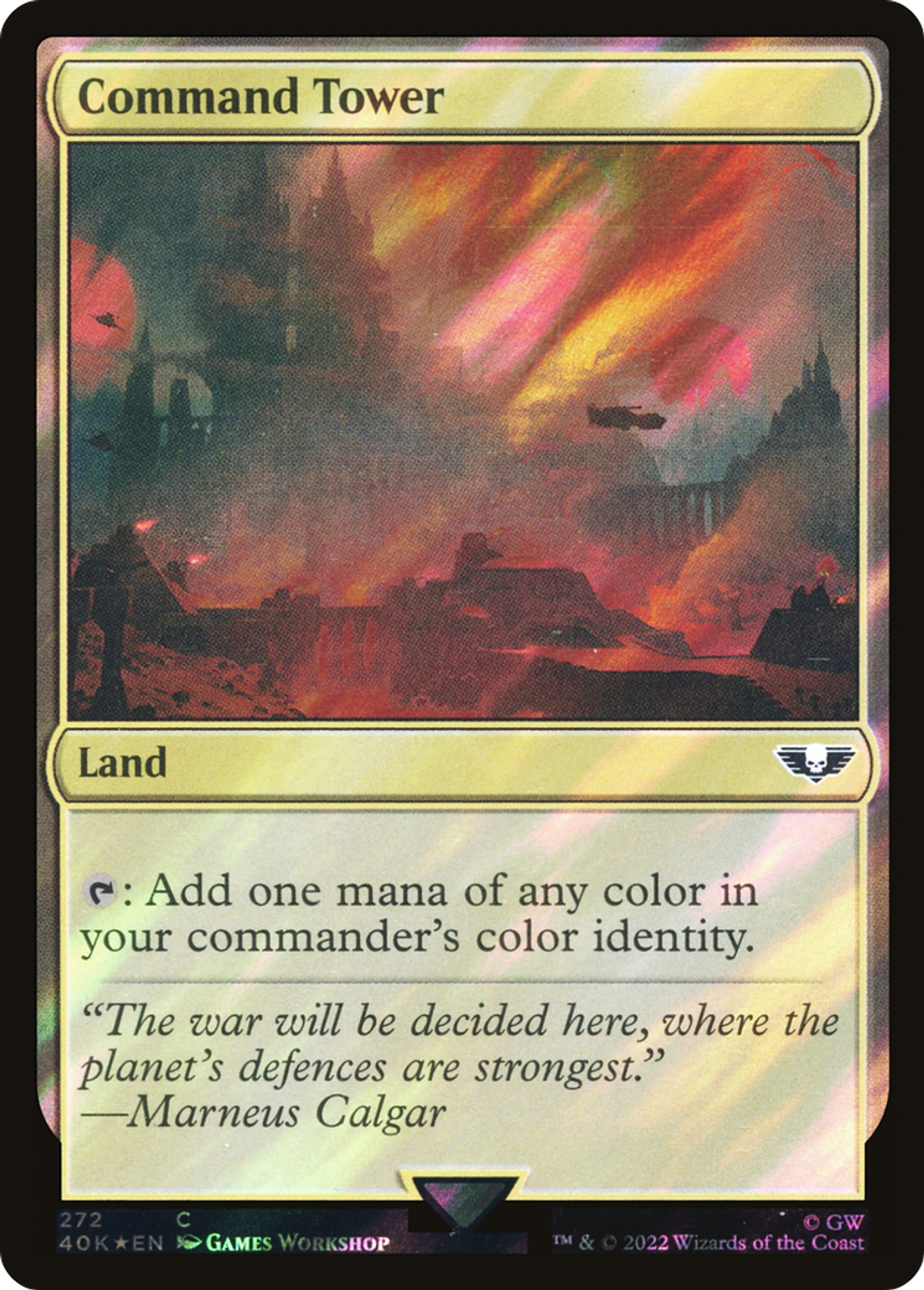 Tour de commandement — Warhammer 40,000 Commander — Magic: The Gathering