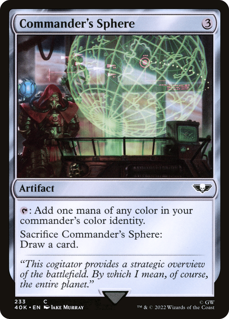 Commander's Sphere — Warhammer 40,000 Commander — Magic: The Gathering