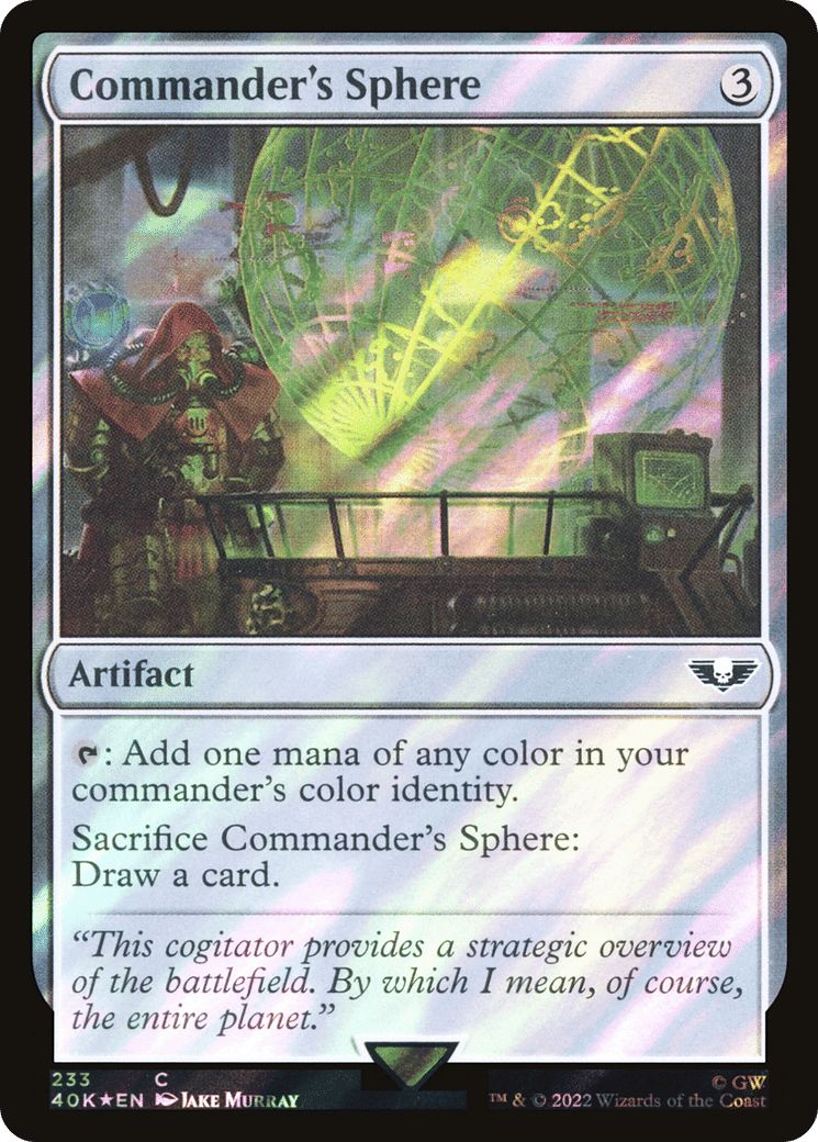 Commander's Sphere — Warhammer 40,000 Commander — Magic: The Gathering
