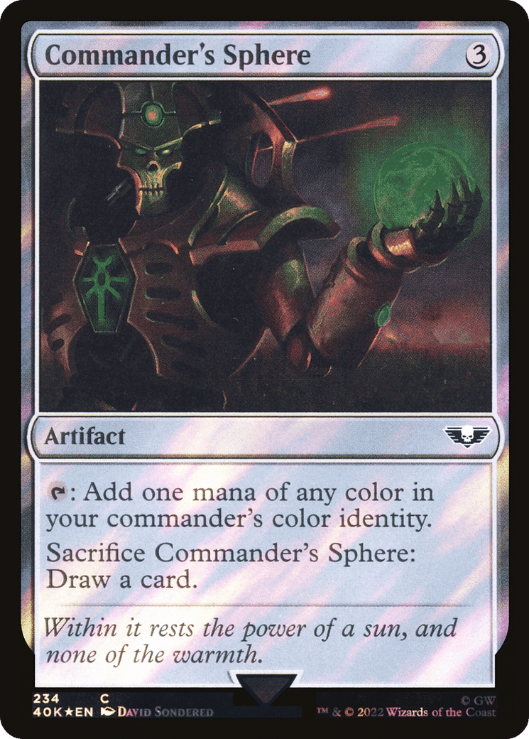 Commander's Sphere — Warhammer 40,000 Commander — Magic: The Gathering