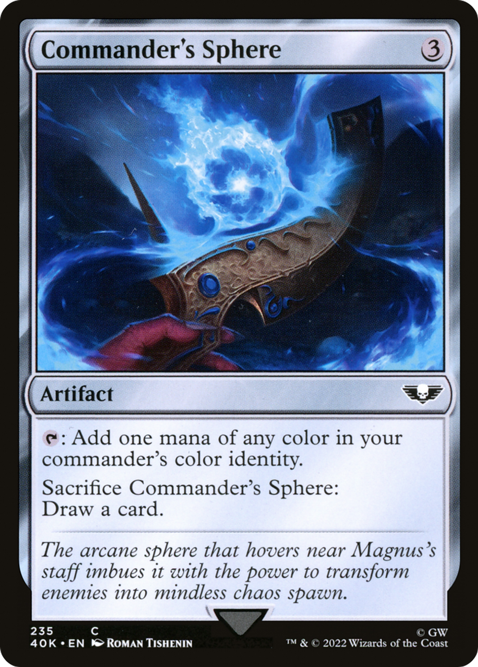 Sphère du commandant — Warhammer 40,000 Commander — Magic: The Gathering
