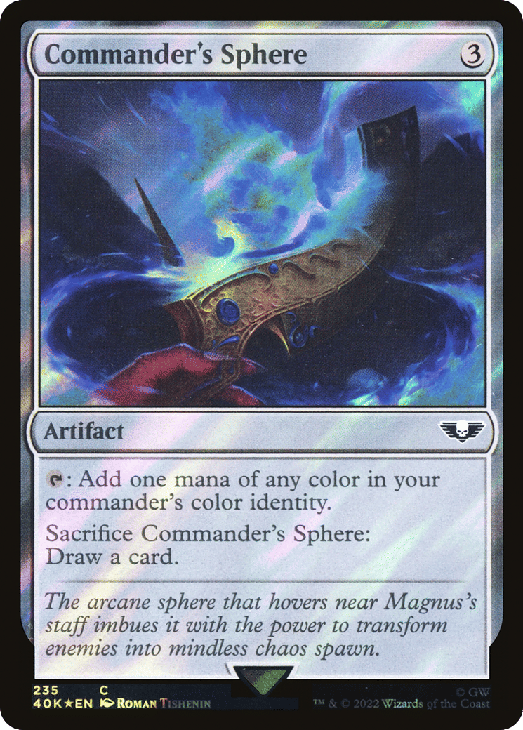 Commander's Sphere — Warhammer 40,000 Commander — Magic: The Gathering